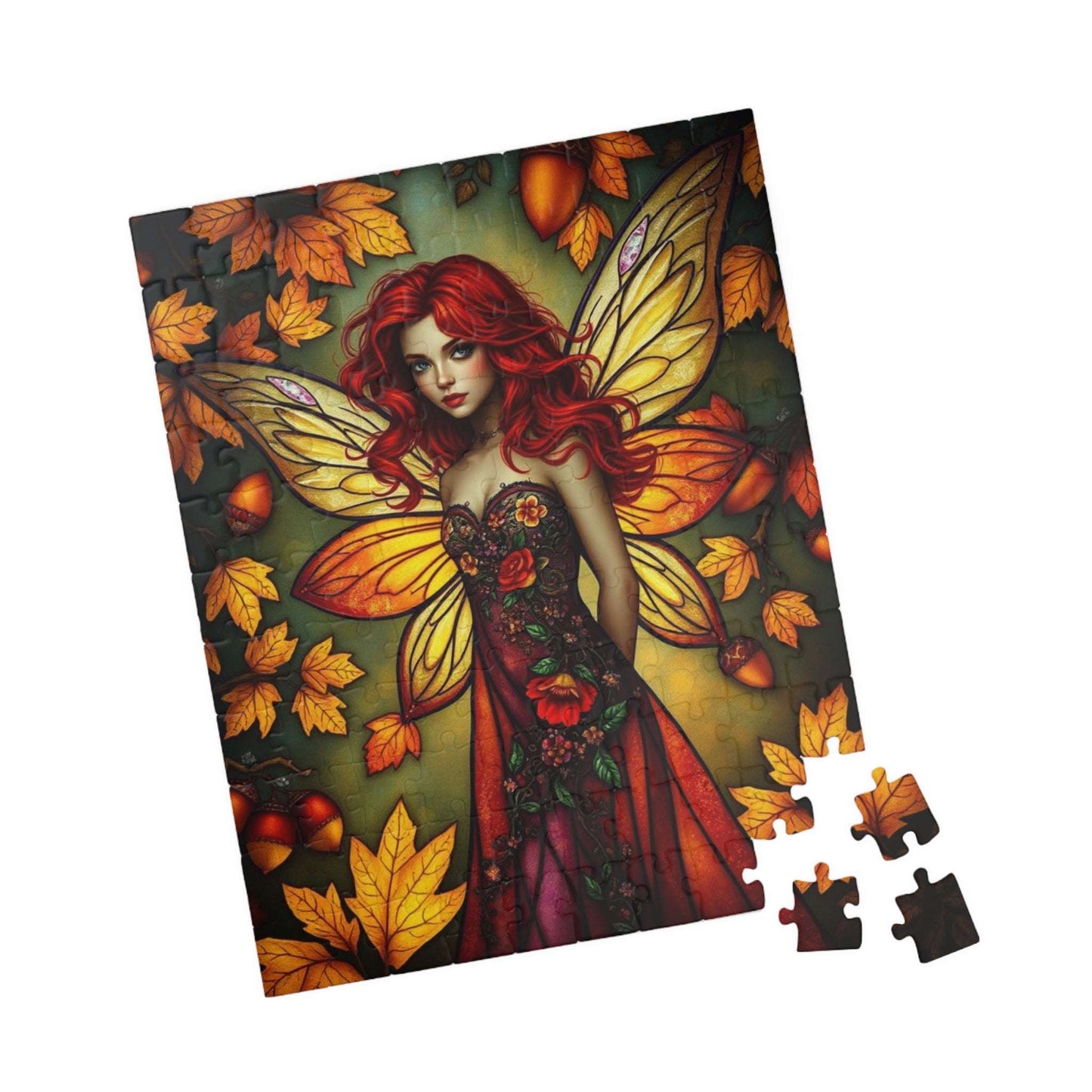 Autumn Fairy Tale Puzzle - Magical Artwork for Unique Home Decor, Gift for Puzzle Lovers, Family or Solo Activity, Brain Teaser
