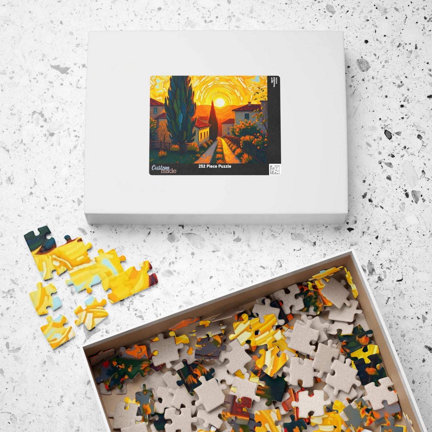 Sunset Serenity Landscape Puzzle, 110-1014 Piece Jigsaw Puzzle for Adult, Gift for Friend, Family Fun Game Night, Relaxation Activity, Peace Puzzle The Puzzle Chest