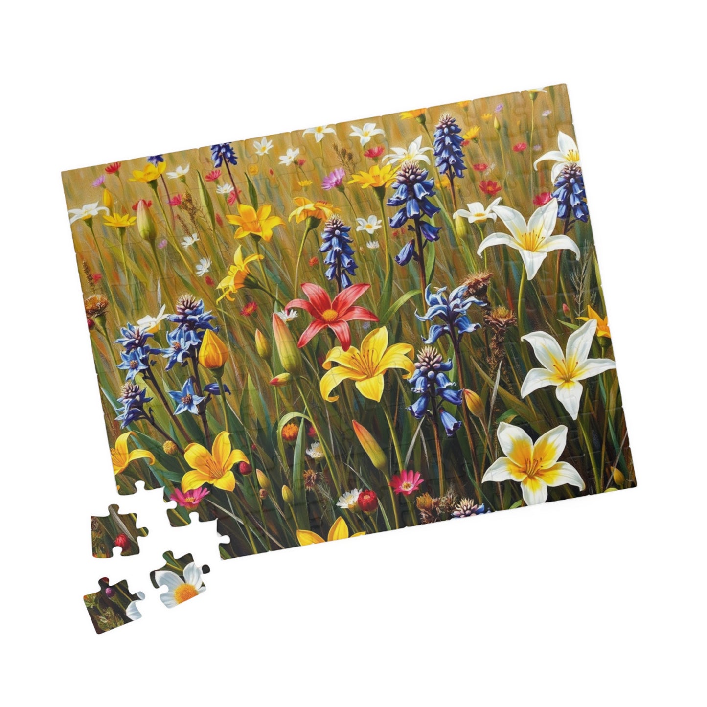Floral Puzzle - Nature's Beauty, Jigsaw Puzzle for Family Fun, Gift for Garden and Puzzle Lovers, Mindfulness Activity, Indoor Entertainment Puzzle The Puzzle Chest