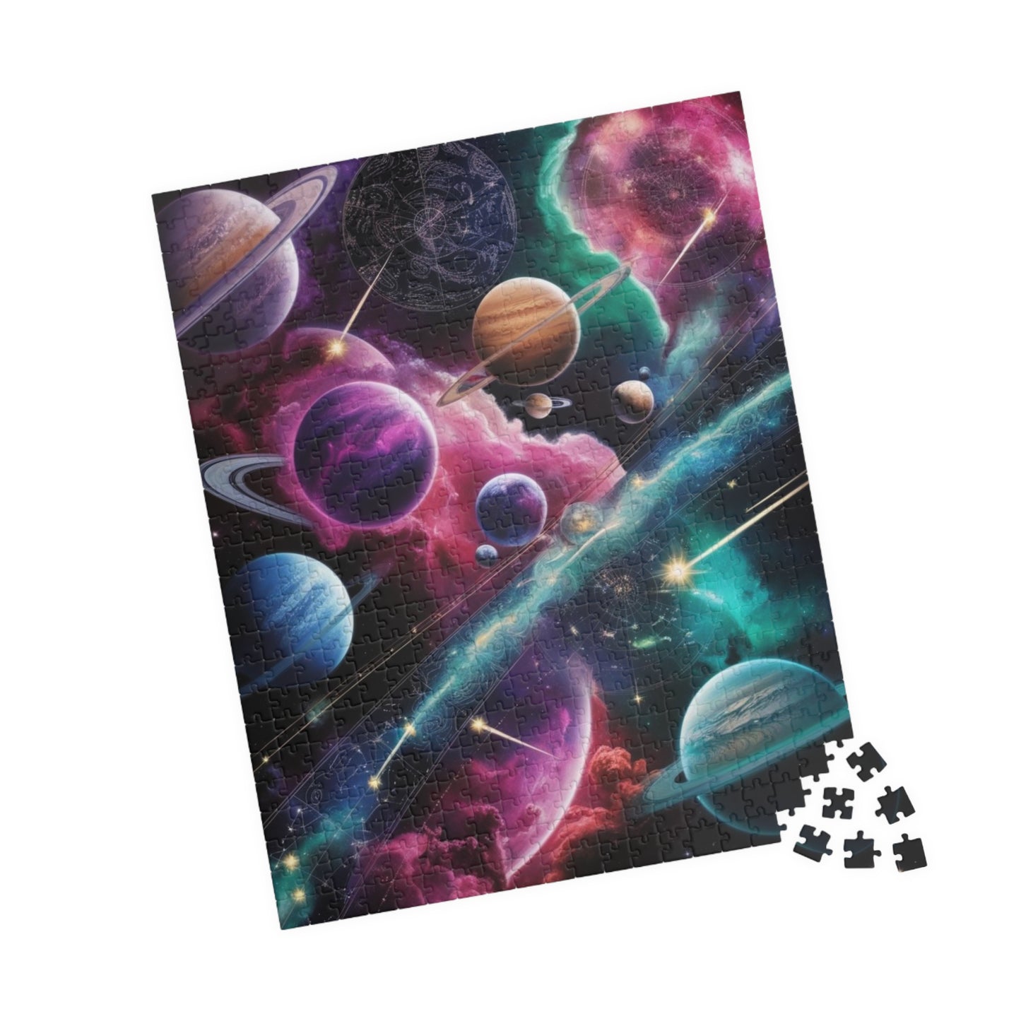 Cosmic Space Puzzle - 110, 252, 520, 1014-piece | Gift for Astronomy Lover, Solo Fun Family Game Night, Educational Fun, Home Decor, Puzzle The Puzzle Chest