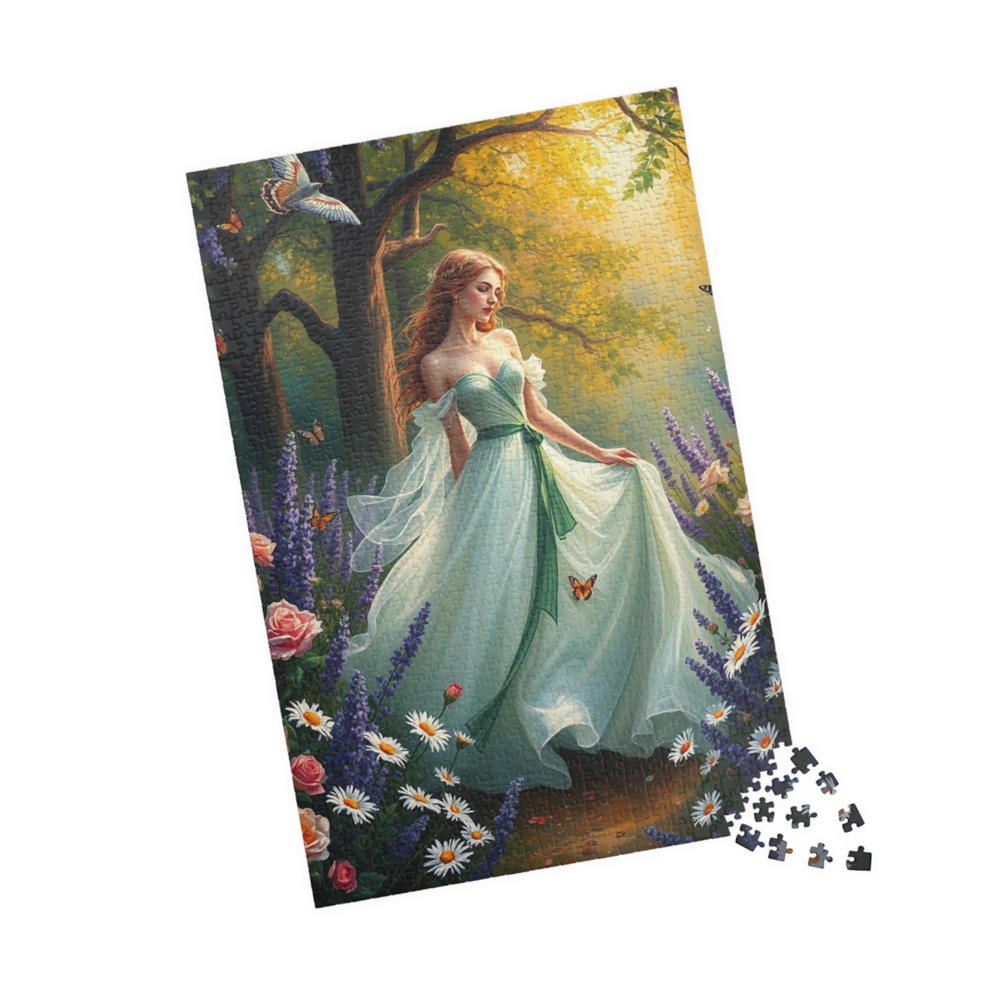 Heavenly Maiden Jigsaw Puzzle, Virgo Zodiac Sign Jigsaw Game, Beautiful Art Puzzle for Adults, Fantasy Lover Gift for Friends, Family Night Puzzle The Puzzle Chest