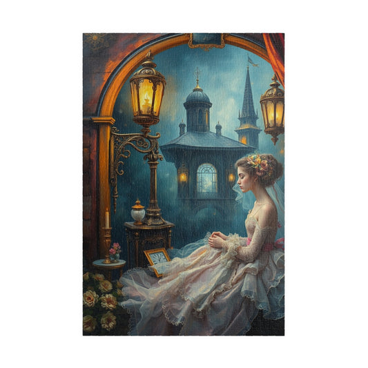 Enchanting Steampunk Art Puzzle, Romantic Imagery for Relaxation, 110-1014 Pieces, Great Gift for Puzzle Lovers, Cozy Night In, Indoor Fun 1014 pcs (Vertical) Puzzle The Puzzle Chest