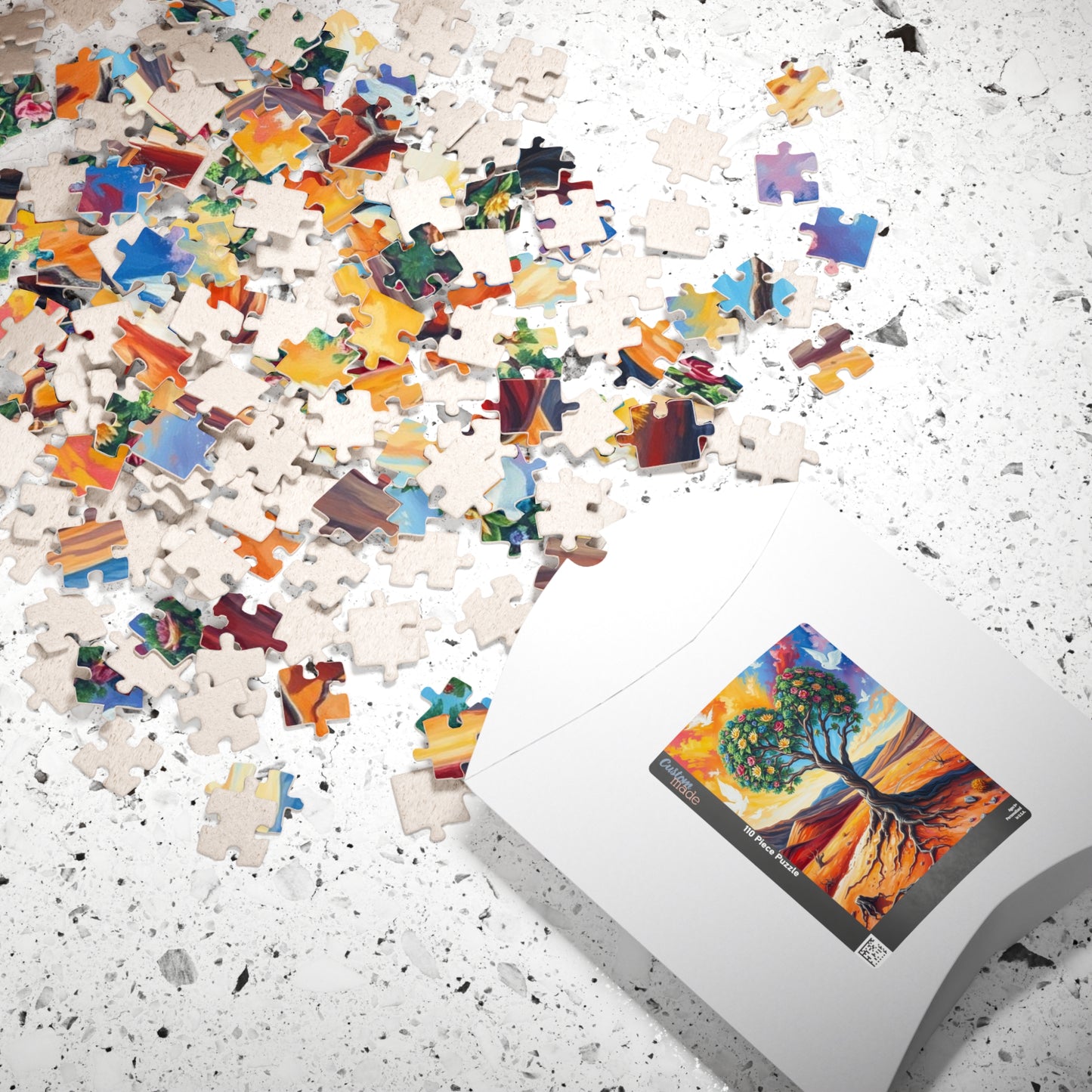 Heart-Shaped Tree Jigsaw Puzzle, 110-1014 Piece Mexican Desert Landscape, Mindful Activity for Adults Teens Seniors, Birthday Holiday Gift Puzzle The Puzzle Chest