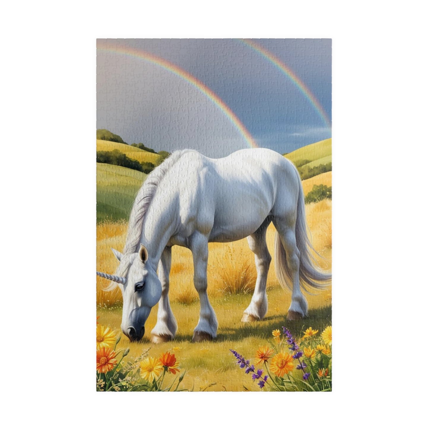 Unicorn Jigsaw Puzzle, Enchanting Mystical Creature 110-1014 Pieces, Perfect Gift for Adults, Fantasy Decor, Family Game Night 1014 pcs (Vertical) Puzzle The Puzzle Chest