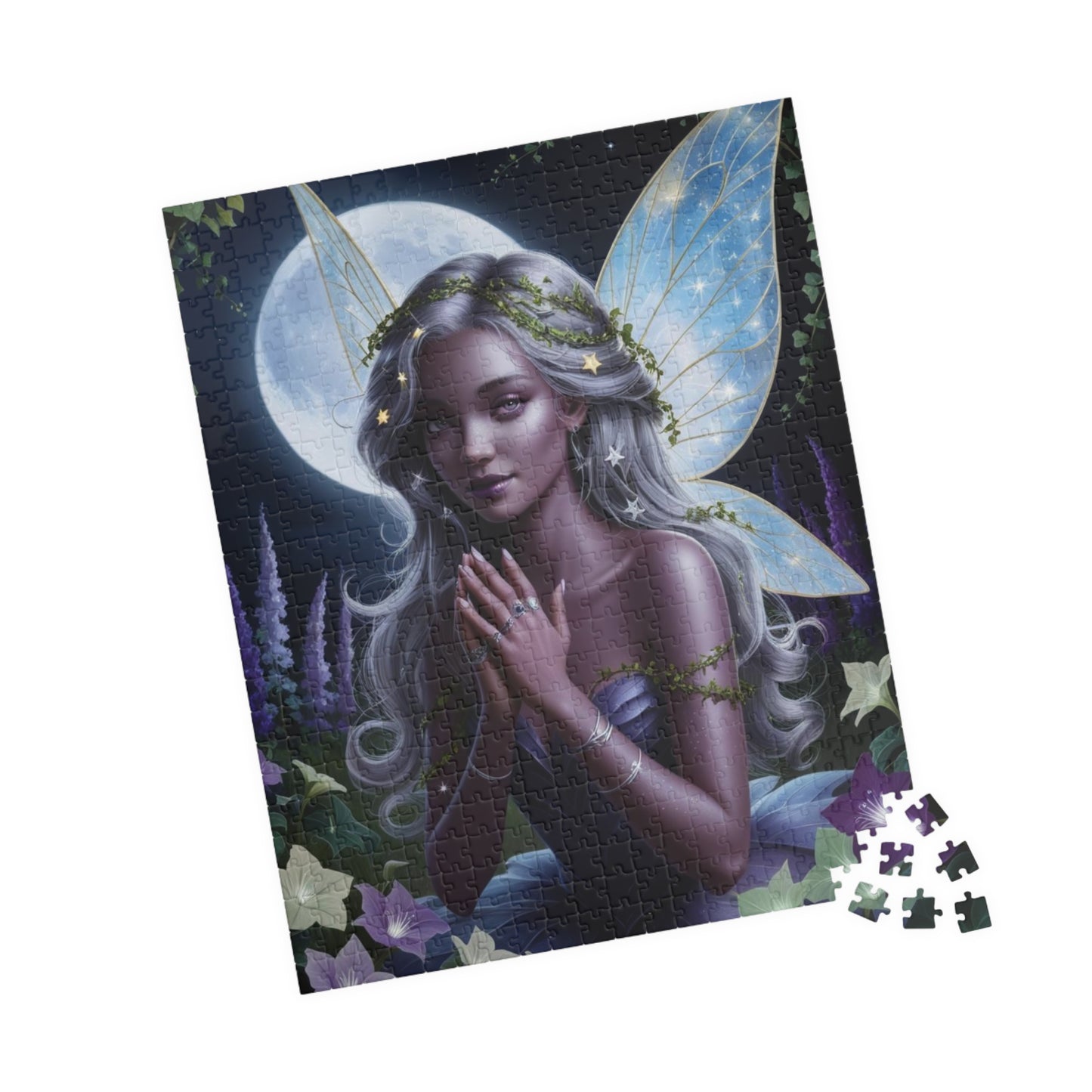 Moonlit Fairy Puzzle | 110-1014 Piece Adult Jigsaw Game | Creative Gift Idea for Puzzle Lover | Mindful Activity for Family Fun Brain Teaser Puzzle The Puzzle Chest