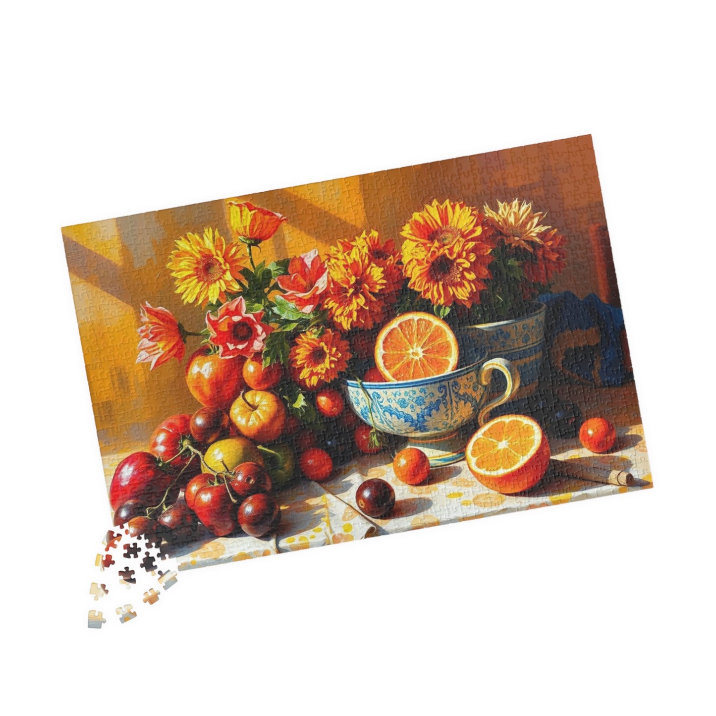 Floral Still Life Puzzle, Vintage Style Art Adult Jigsaw Game, Family Activity Home Entertainment, Gift for Garden Lover, Puzzle Enthusiast Puzzle The Puzzle Chest