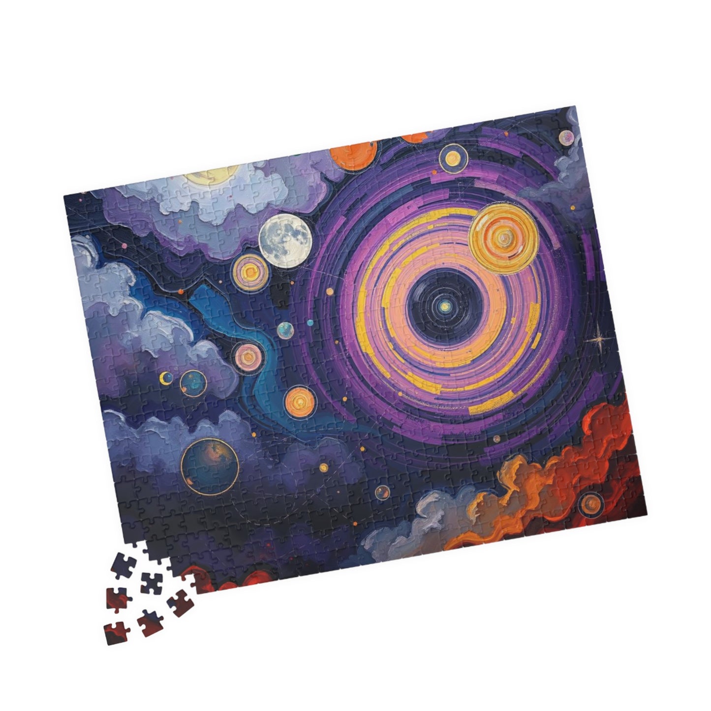 Cosmic Galaxy Abstract Puzzle for Adults, Space-Themed Game for Family Activity, Solo Fun, Holiday or Birthday Gift for Friends Puzzle The Puzzle Chest