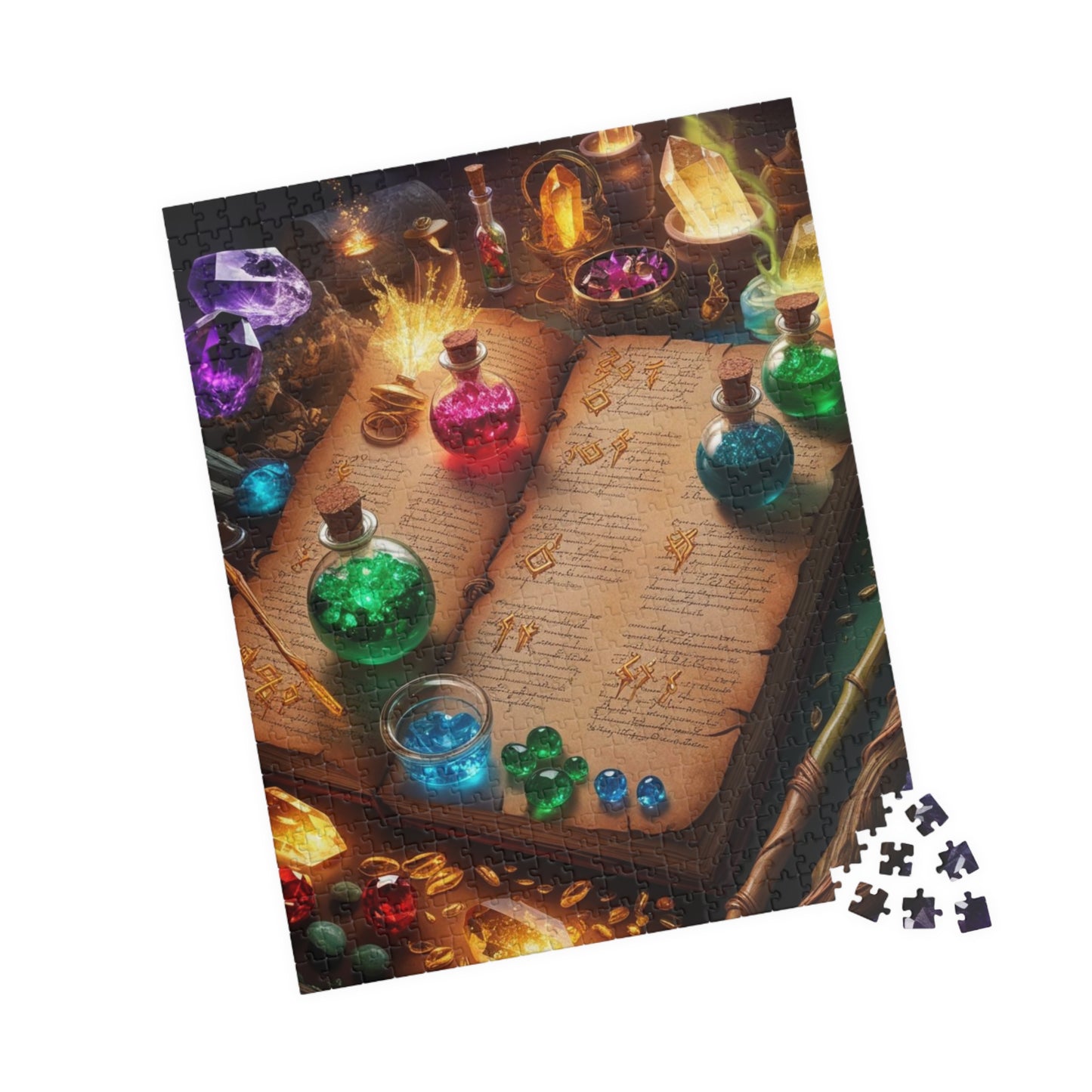Enchanting Potion-Themed Puzzle, Magical Gift for Puzzle Lovers, Fantasy Decor, Family Game Night, Solo Fun, Mindful Gift for Puzzle Lover The Puzzle Chest