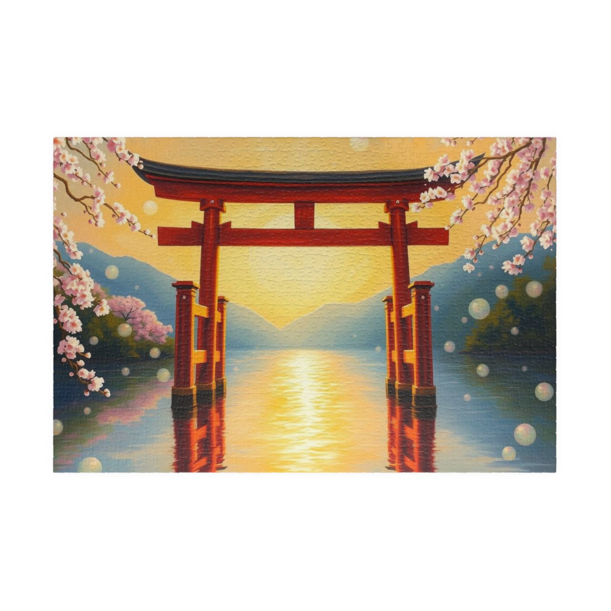 Japanese Torii Gate Jigsaw Puzzle, Mindfulness Activity for Adult, Gift Ideas for Friends, Family Bonding Home Entertainment, Relaxing Hobby 1014 pcs (Horizontal) Puzzle The Puzzle Chest