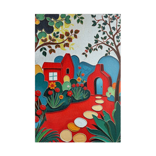 Rustic Landscape Jigsaw Puzzle, Vibrant Home Entertainment Family Activity, Creative Gift for Puzzle Lover Relaxing Indoor Game Brain Teaser 1014 pcs (Vertical) Puzzle The Puzzle Chest