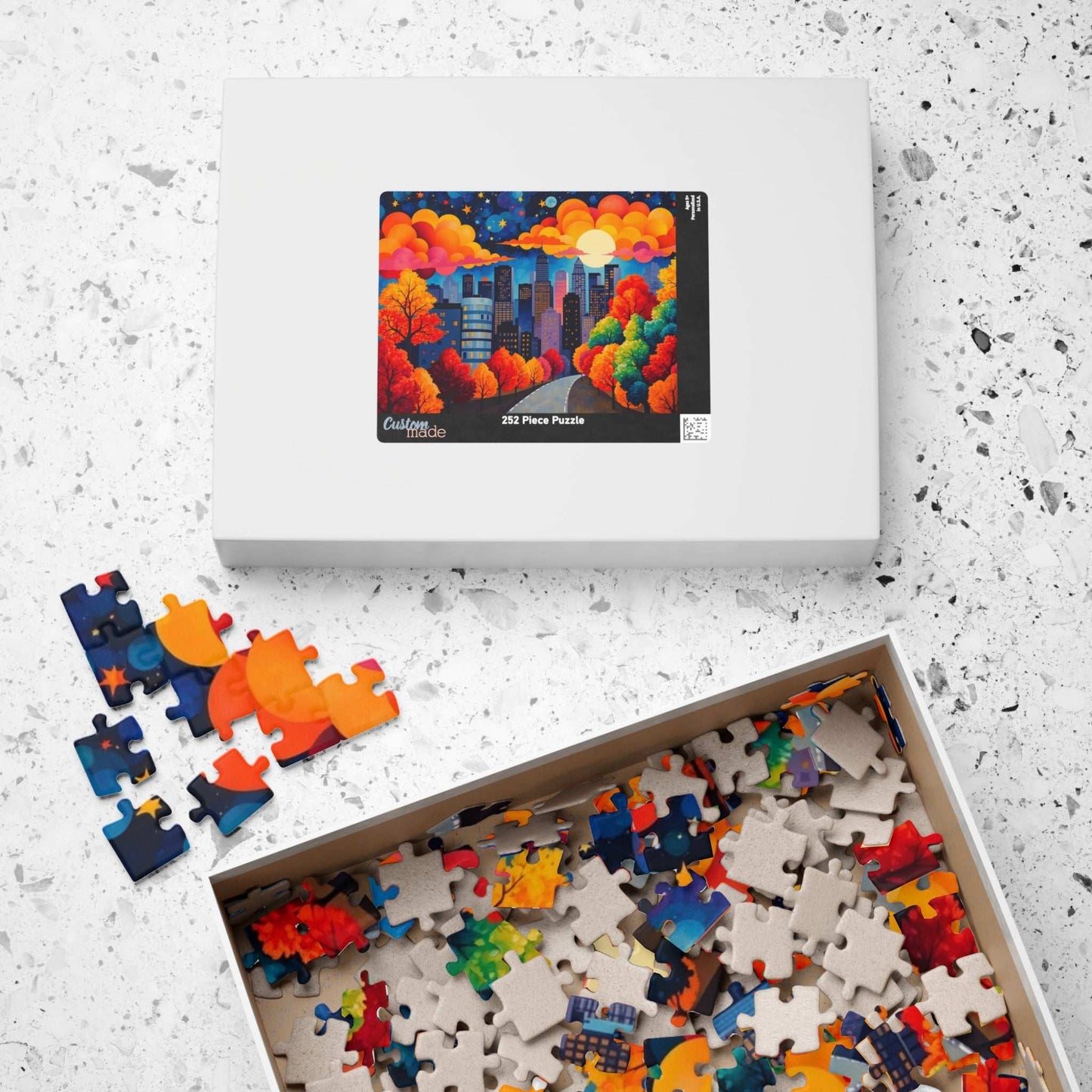 Manhattan New York City Skyline Jigsaw Puzzle | Adult Puzzle Game, Family Activity, Cityscape Puzzling Hobby Puzzle The Puzzle Chest