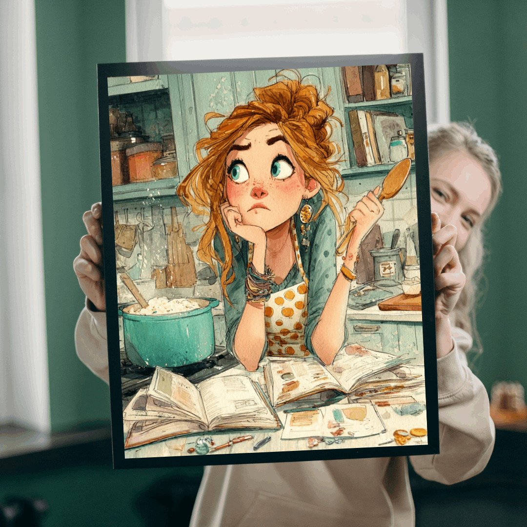 Playful Chef Cartoon Puzzle - Messy Kitchen Scene, Cute Cooking Jigsaw Game for Food Lover Puzzle The Puzzle Chest