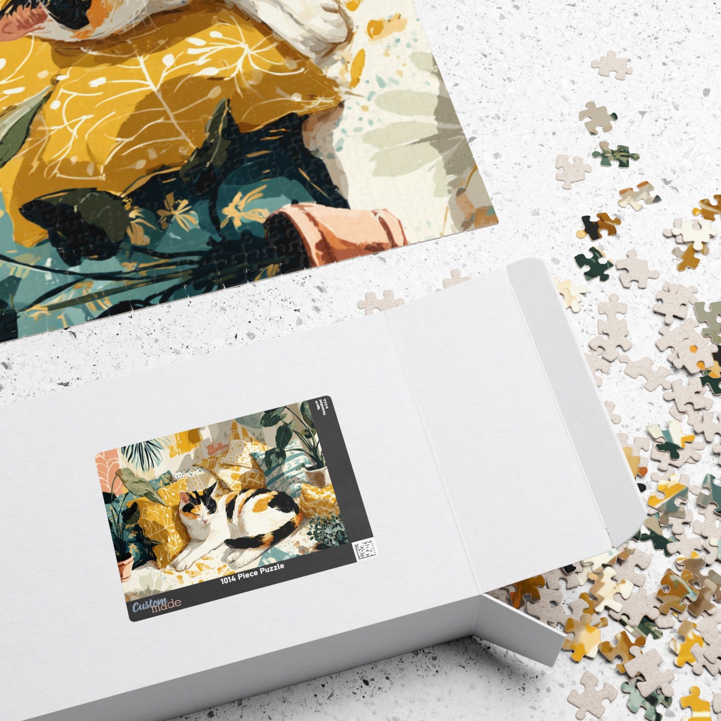 Golden Afternoon Cat – Fauvist Animal Art Puzzle with Sunny Room Scene, Matisse-Inspired Design Puzzle The Puzzle Chest