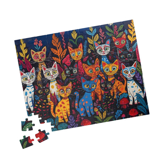 Kitten Kingdom Puzzle - Cat Jigsaw Game for Animal Lovers and Feline Owners 110 pcs (Horizontal) Puzzle The Puzzle Chest