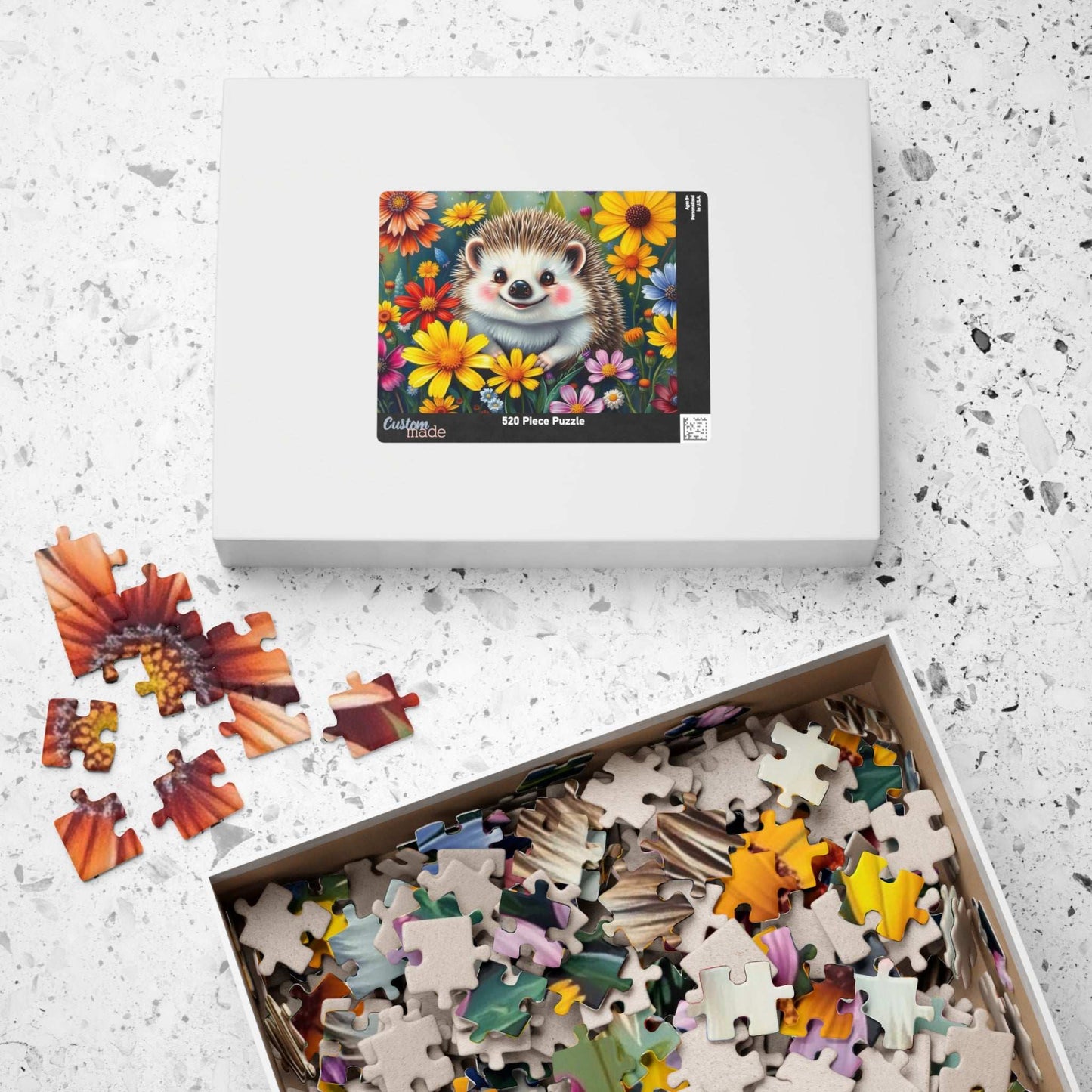 Cute Hedgehog Jigsaw Puzzle - 110 to 1014 Pieces, Family Fun Game Night, Animal Lover Holiday or Birthday Gift for Friend Puzzle The Puzzle Chest