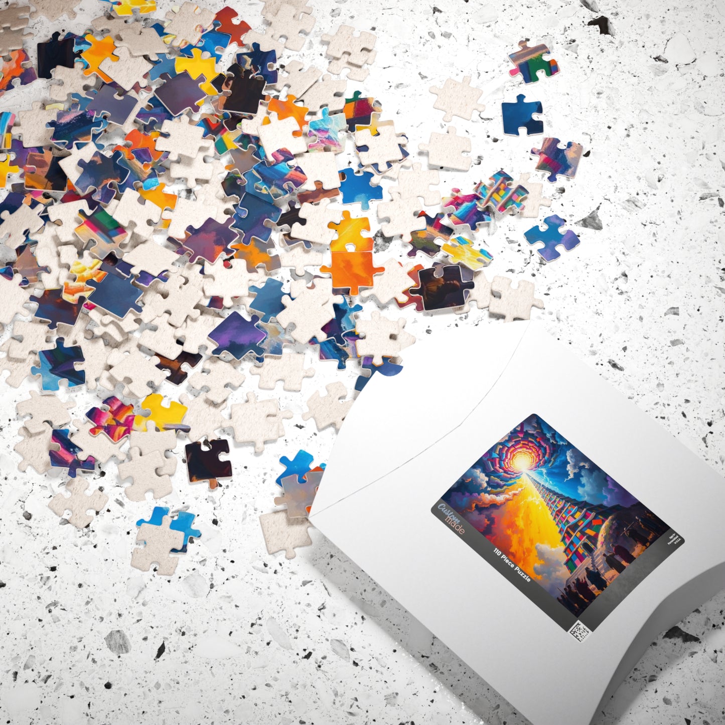 Tower of Babel Jigsaw Puzzle, Christian Bible Art, Educational Game, Family Bonding Entertainment, Religious Gift for Friends, Cognitive Fun Puzzle The Puzzle Chest