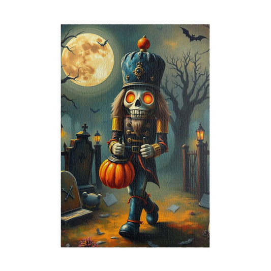 Nutcracker Midnight March - Spooky Halloween Puzzle, 110, 252, 520, 1014-piece Jigsaw Fun Family Activity, Holiday Birthday Gift for Friend 1014 pcs (Vertical) Puzzle The Puzzle Chest