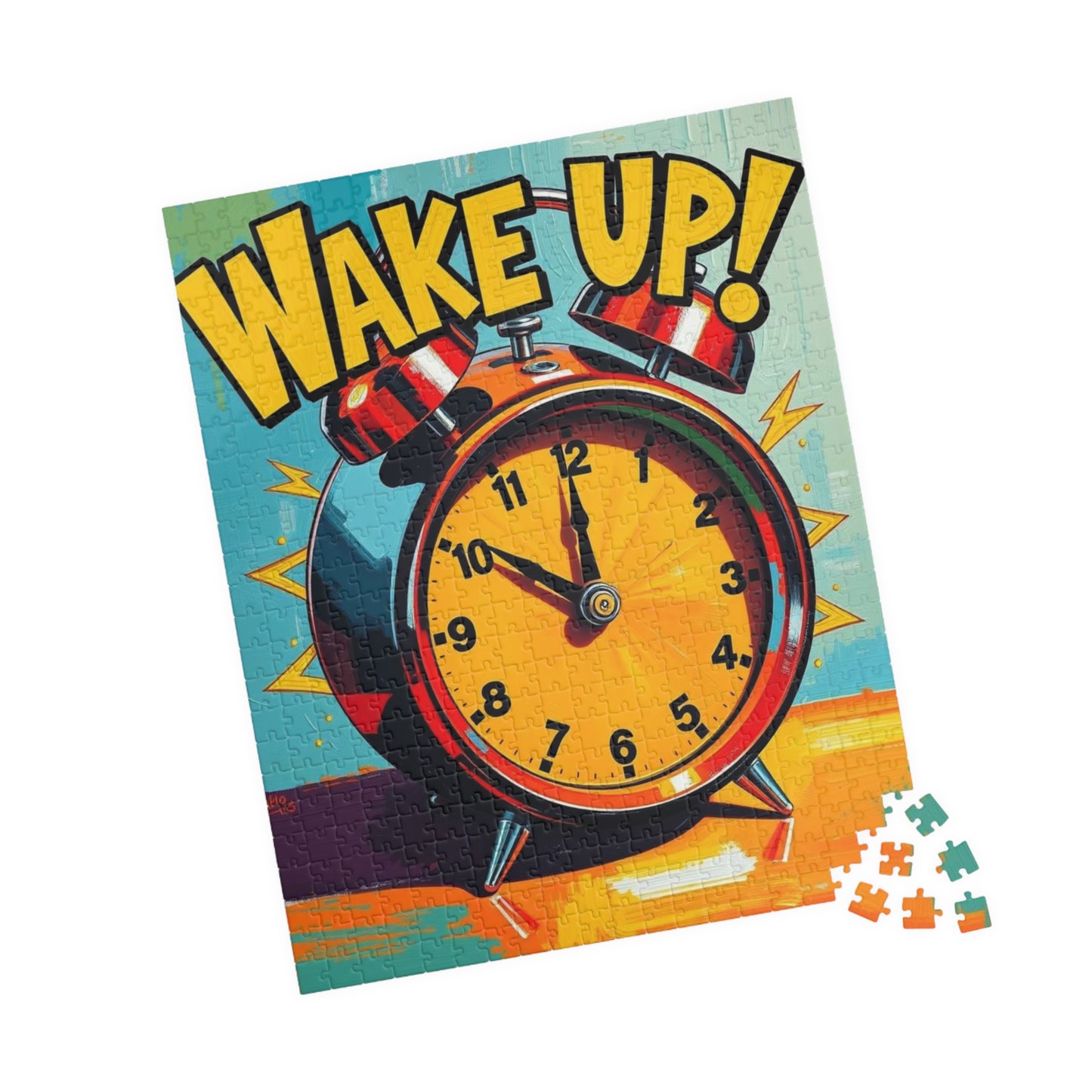 Wake Up! Puzzle, Fun and Bright Pop Art Jigsaw Game for All Ages, Perfect Gift for Adult, Family Game Night Best Home Entertainment Puzzle The Puzzle Chest