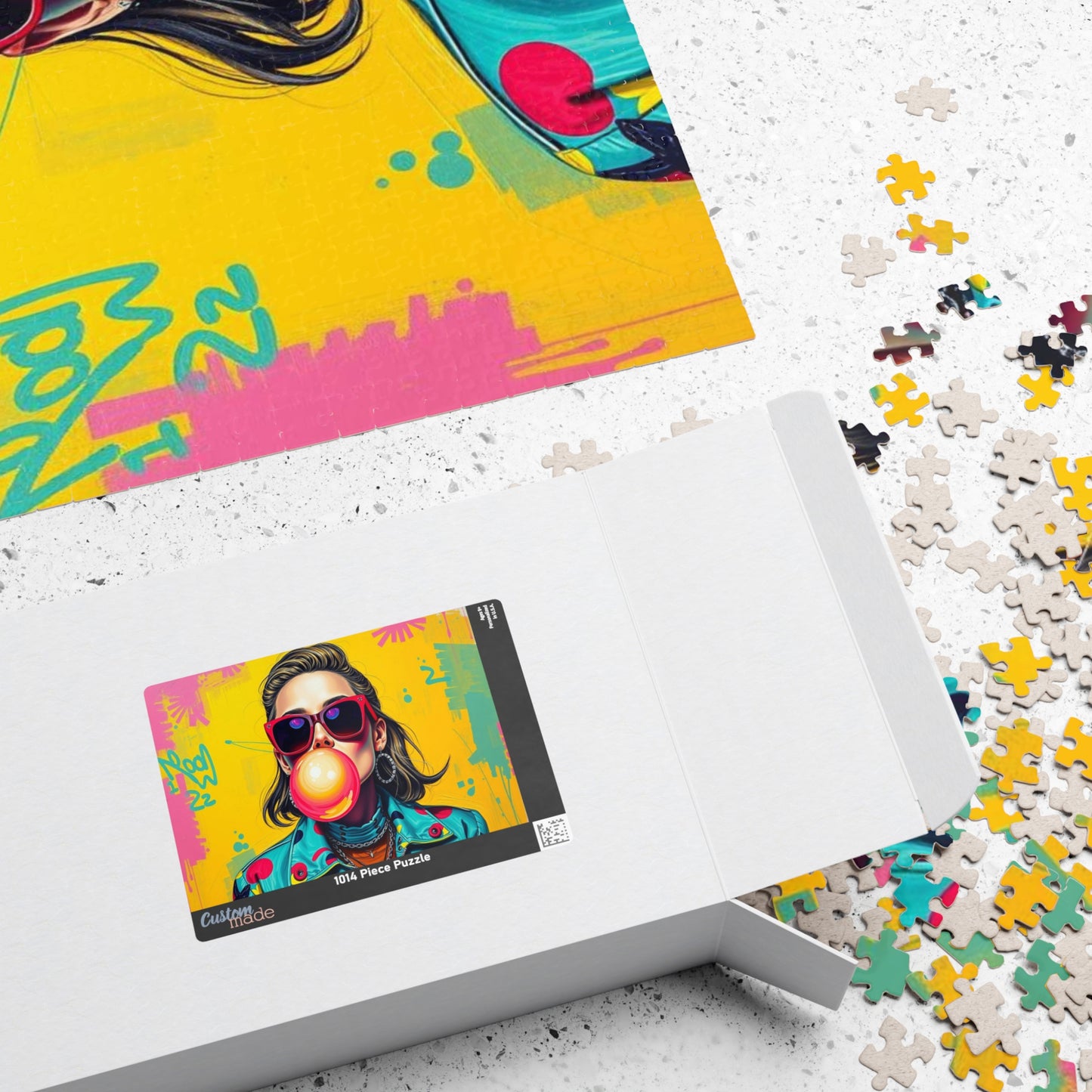 Retro Pop Art Jigsaw Puzzle | Fun Gift for Adults, Home Entertainment, Unique Collectible, Great for Parties and Family Nights Puzzle The Puzzle Chest