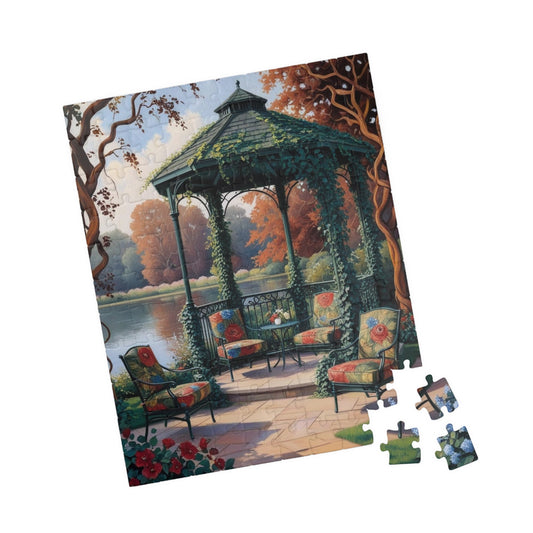 Relaxing Garden Scene Puzzle - Landscape Jigsaw Game, Perfect for Family Game Night, Cozy Evenings, Puzzle Lover Gift, Fun Solo Activity Puzzle The Puzzle Chest
