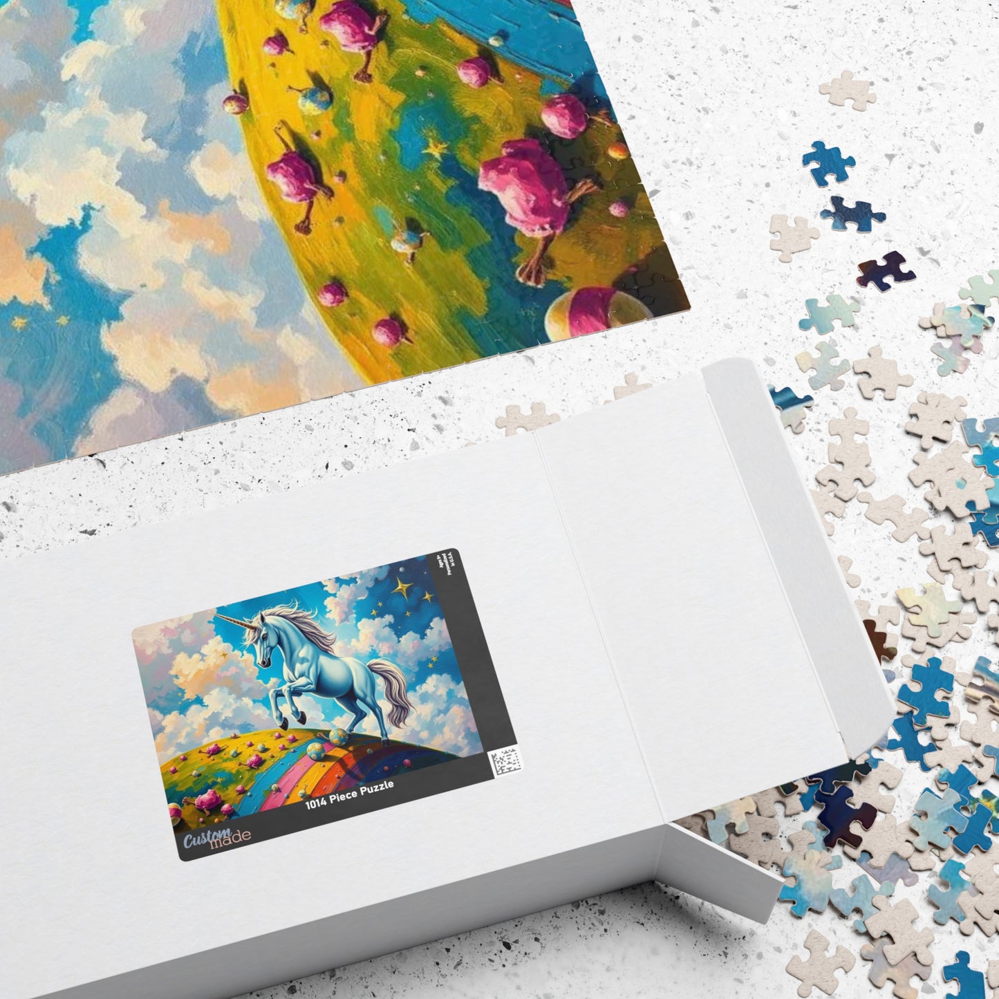 Unicorn Rainbow Puzzle | 110-1014 Piece Mythical Theme Jigsaw | Fun Family Activity, Mental Exercise, Puzzle Lover Holiday Birthday Gift Puzzle The Puzzle Chest