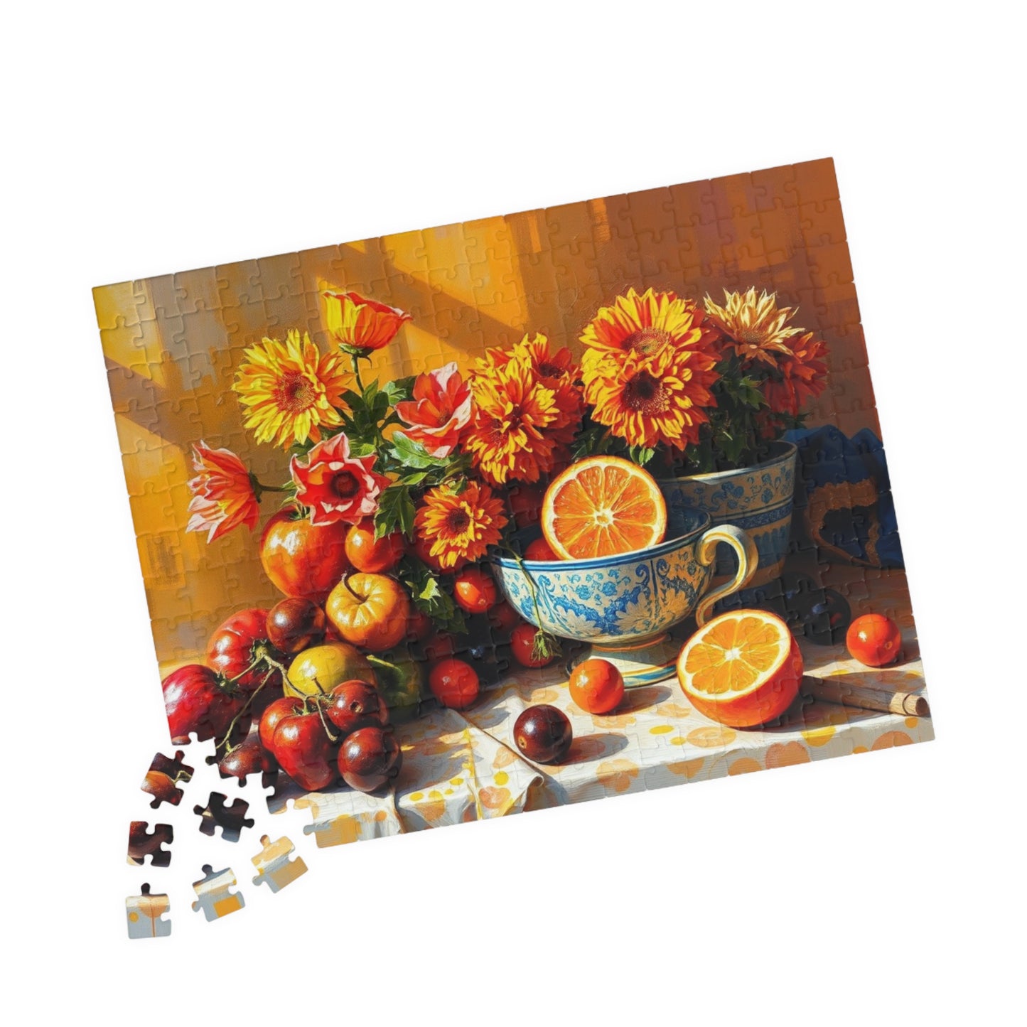 Floral Still Life Puzzle, Vintage Style Art Adult Jigsaw Game, Family Activity Home Entertainment, Gift for Garden Lover, Puzzle Enthusiast Puzzle The Puzzle Chest