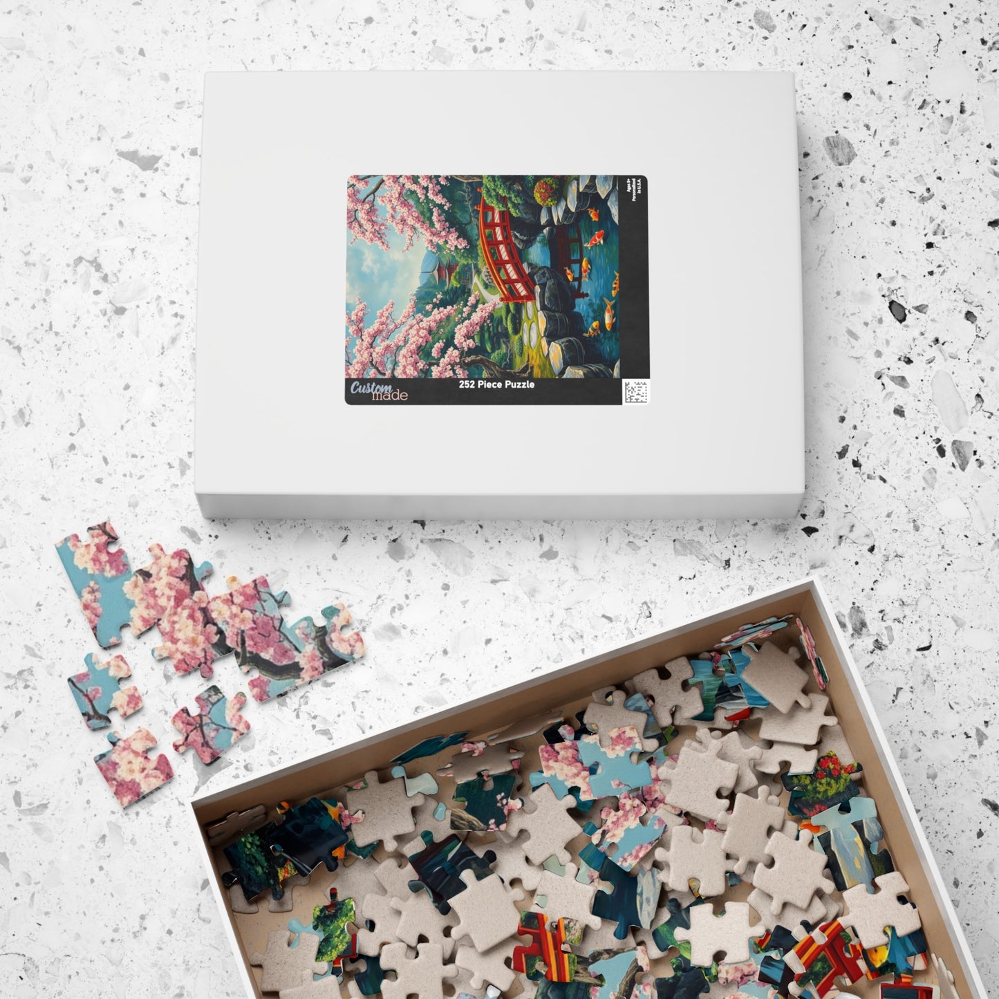 Serene Garden Puzzle, Relaxing Jigsaw for Nature Lovers, Unique Gift for Home, Mindfulness Activity, 1014-piece Puzzle Puzzle The Puzzle Chest