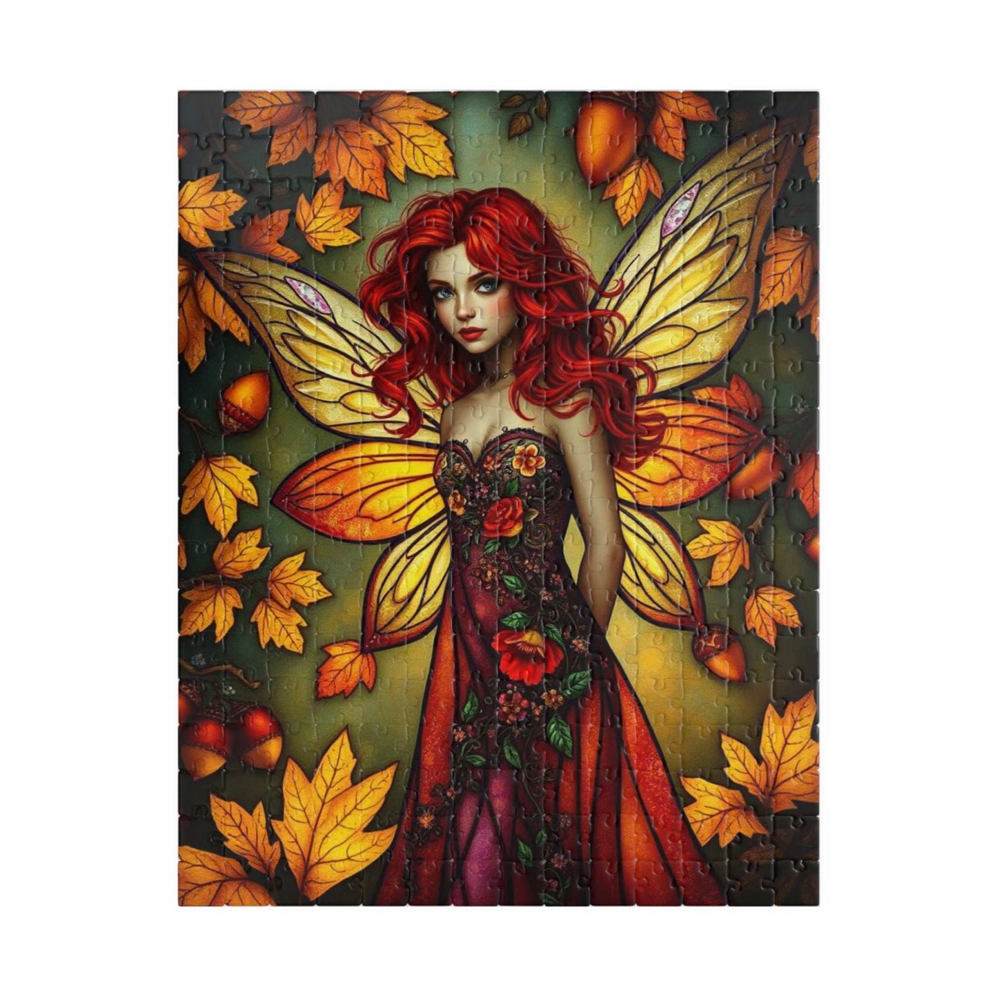 Autumn Fairy Tale Puzzle - Magical Artwork for Unique Home Decor, Gift for Puzzle Lovers, Family or Solo Activity, Brain Teaser
