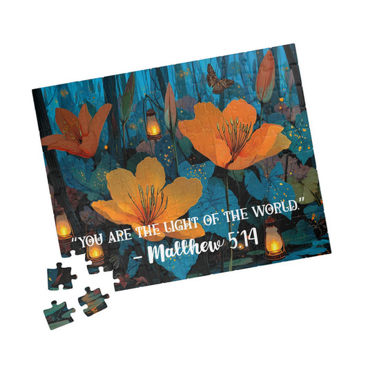 Light of the World Jigsaw Puzzle, Inspirational Game, Thoughtful Religious Gift for Friends 110 pcs (Horizontal) Puzzle The Puzzle Chest