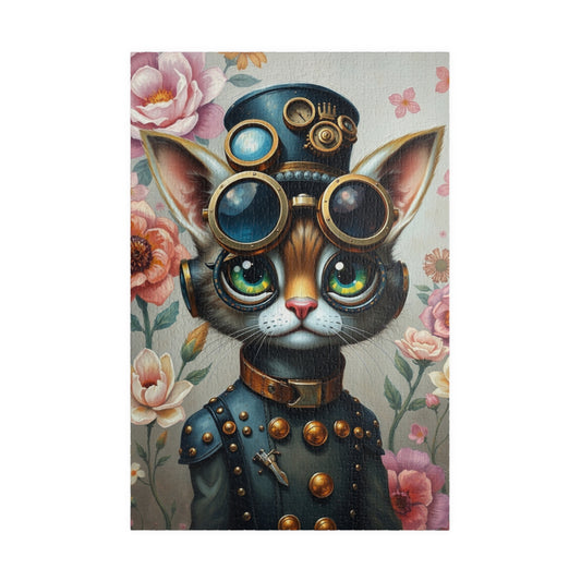 Steampunk Cat Puzzle - Whimsical Cat Art for Animal Lover 1014 pcs (Vertical) Puzzle The Puzzle Chest