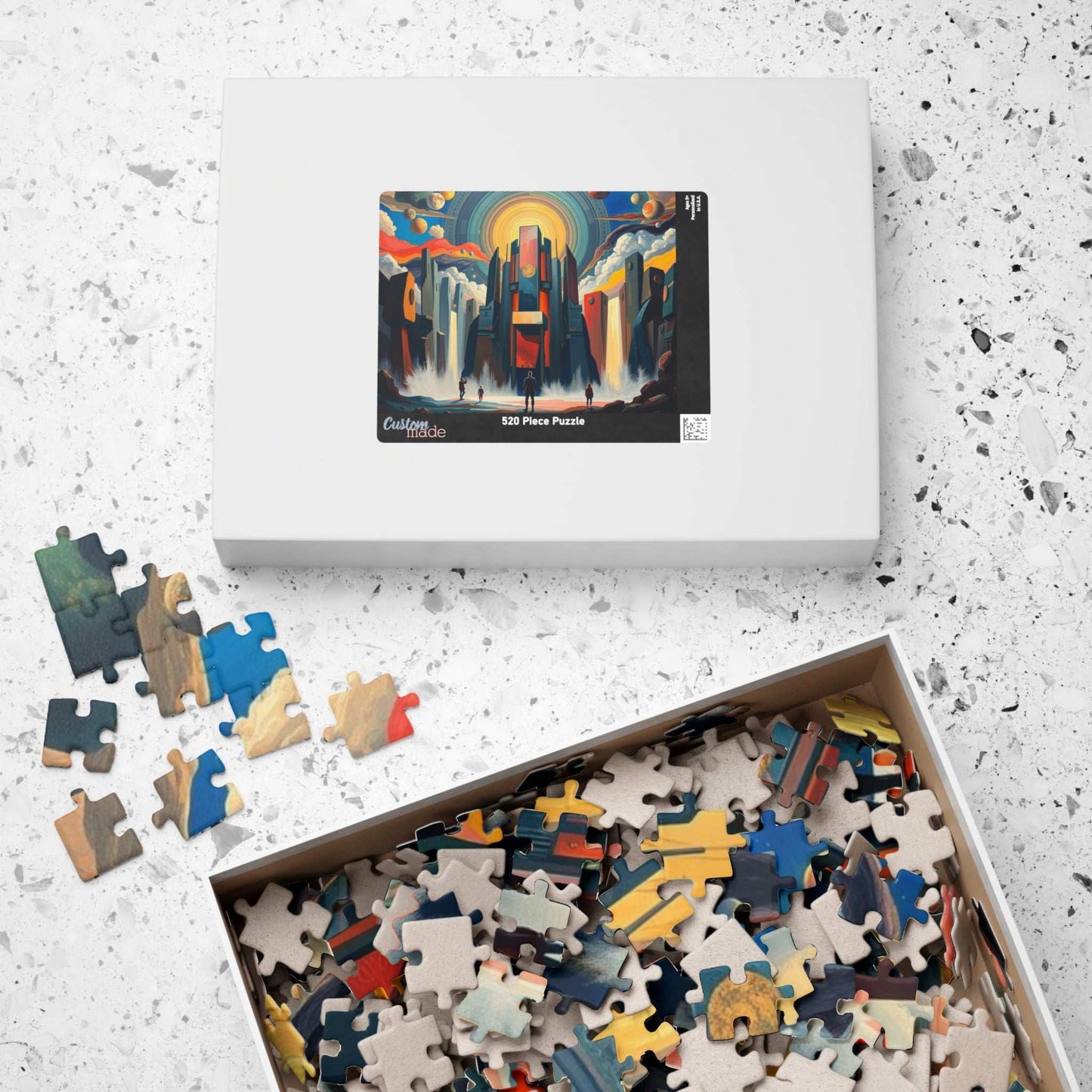 Cosmic Adventure Puzzle 110, 252, 520, 1014-piece, Space Art Jigsaw Puzzle for Adults, Gift for Friends, Family Activity, Home Entertainment Puzzle The Puzzle Chest