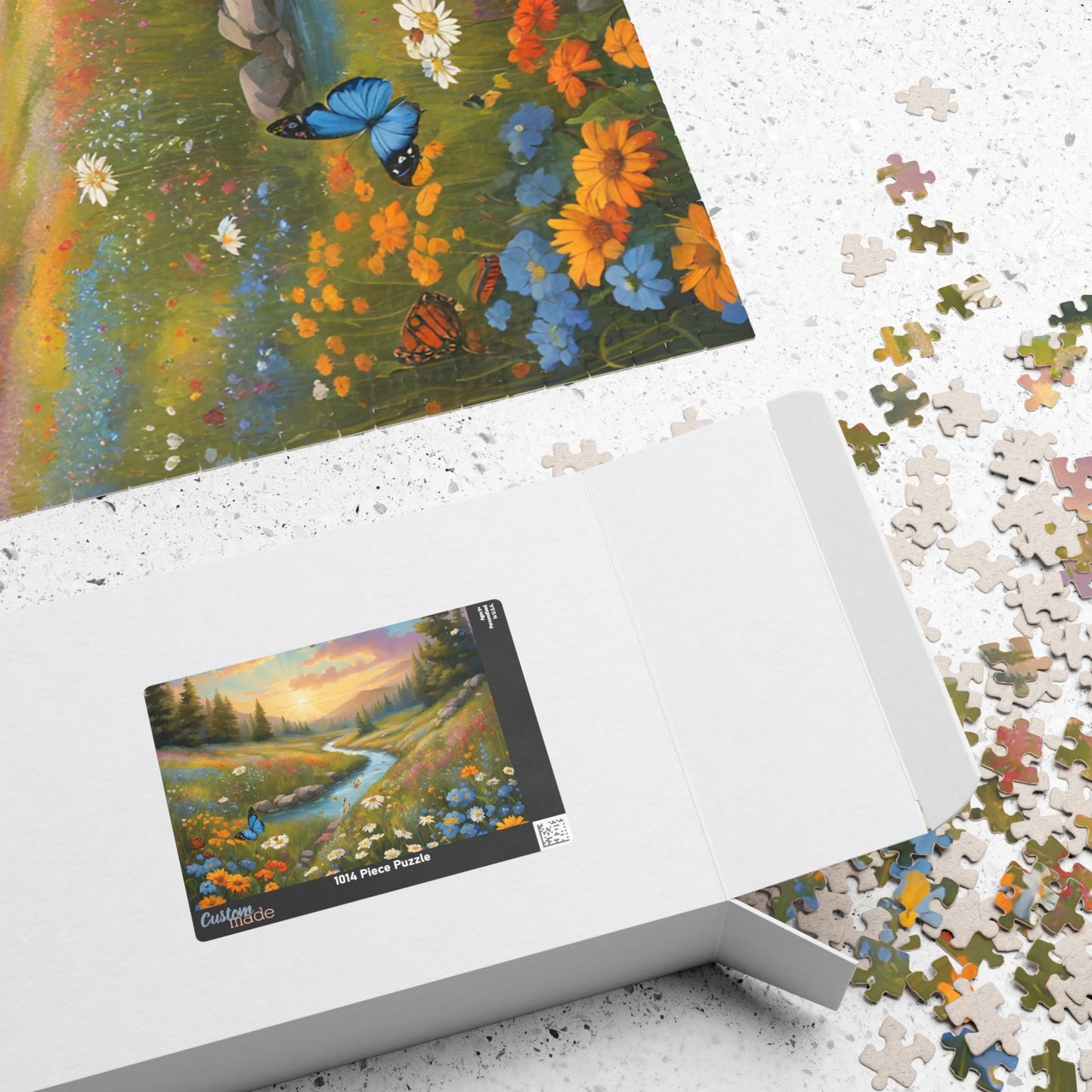 Serene Nature Puzzle - 110, 252, 520, 1014-piece, Family Activity, Home Decor, Gift for Nature Lovers, Mindfulness, Challenge Your Puzzle The Puzzle Chest