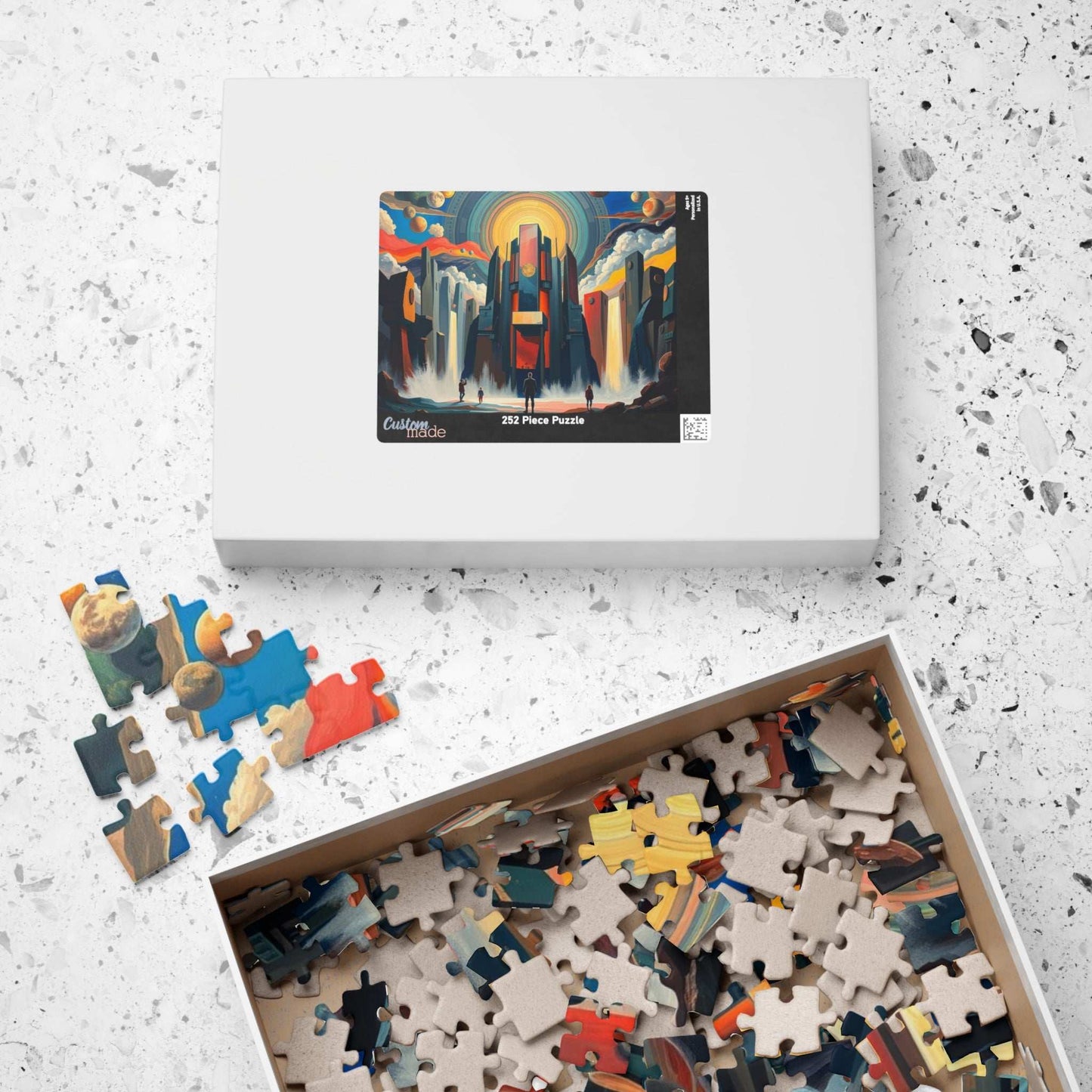 Cosmic Adventure Puzzle 110, 252, 520, 1014-piece, Space Art Jigsaw Puzzle for Adults, Gift for Friends, Family Activity, Home Entertainment Puzzle The Puzzle Chest