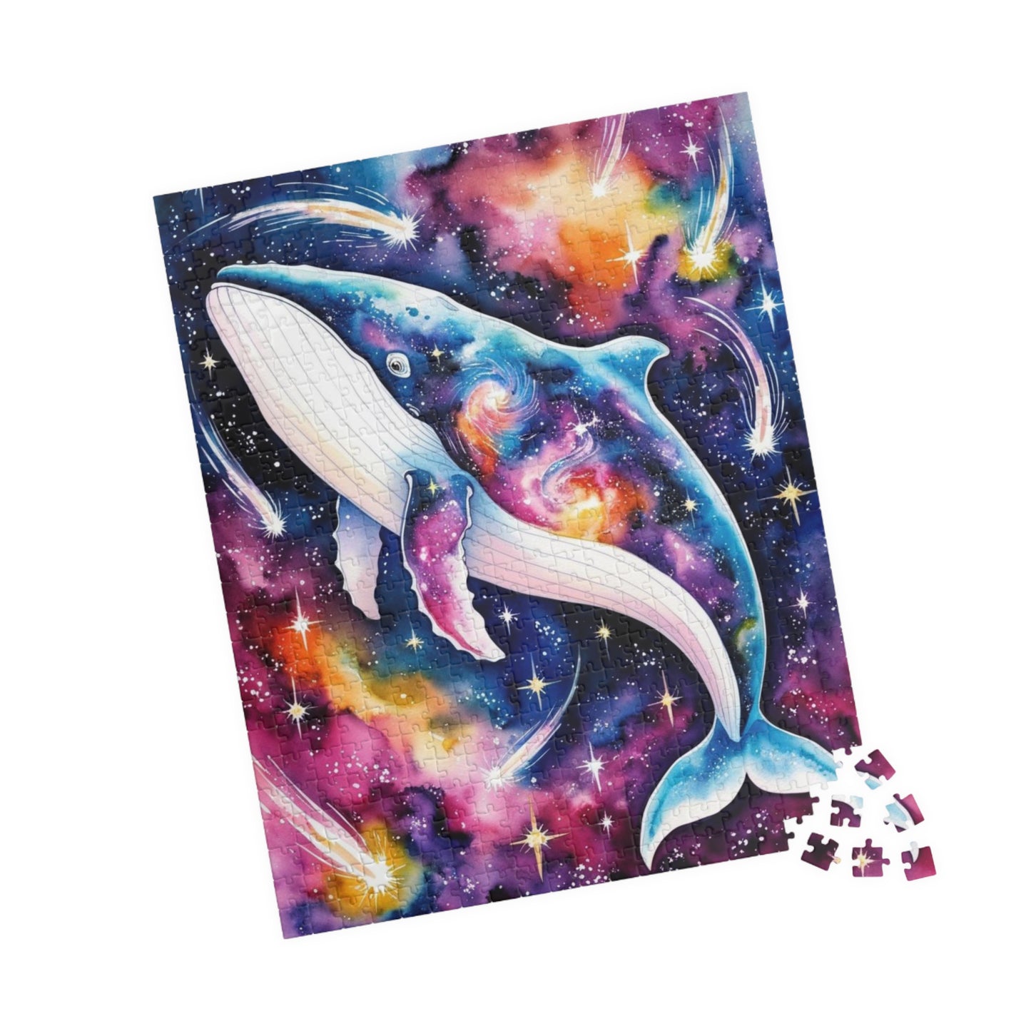 Space Animal Puzzle, Cosmic Whale Jigsaw, Starry Nebulae Game, Galaxy Puzzle Gift, Astronomical Fun Family Entertainment, Puzzle Enthusiasts Puzzle The Puzzle Chest