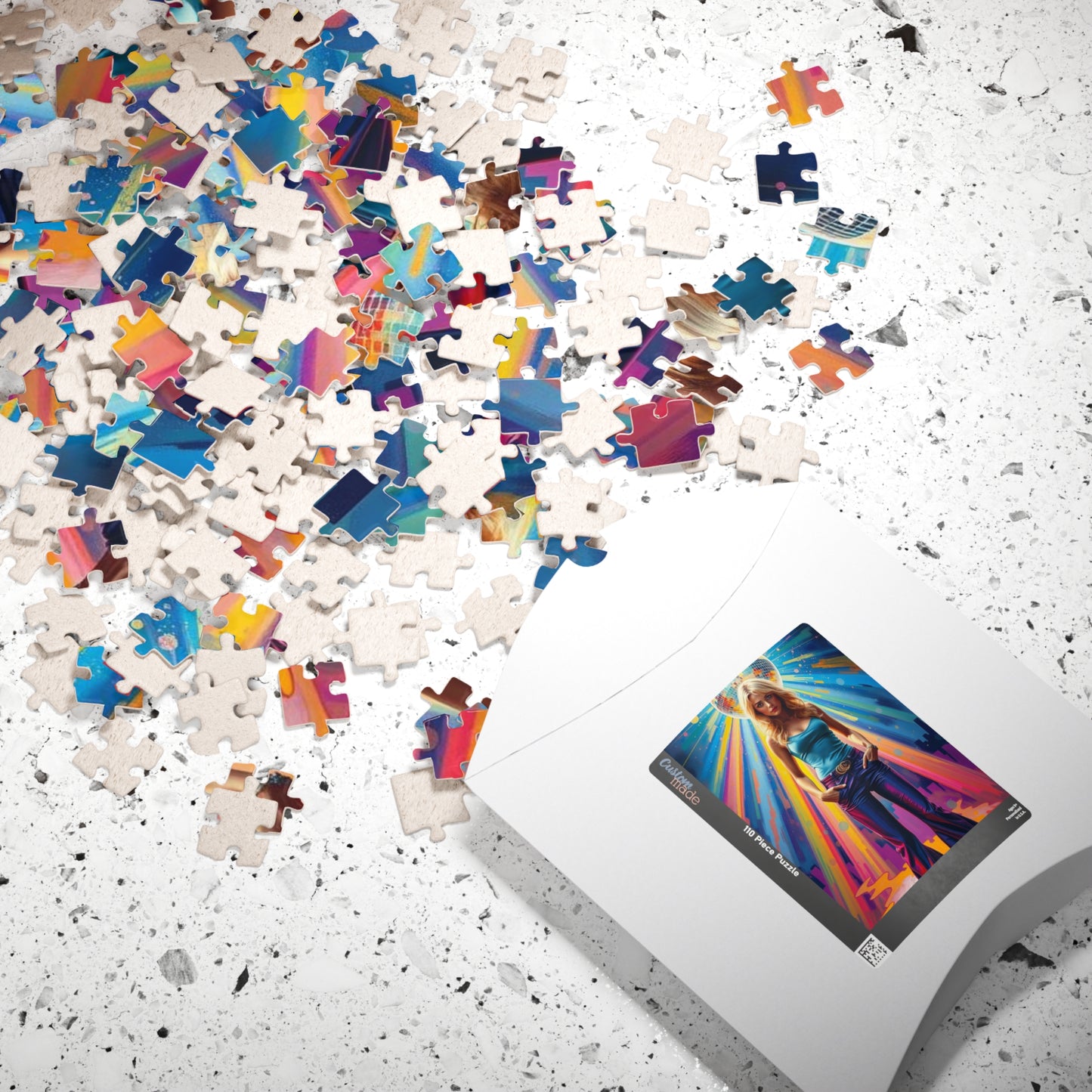 Disco Vibe Jigsaw Puzzle - 110 to 1014 Pieces, Retro Artwork Pop Art, Perfect Gift for Nostalgia Lovers, Party Entertainment, Family Fun Puzzle The Puzzle Chest