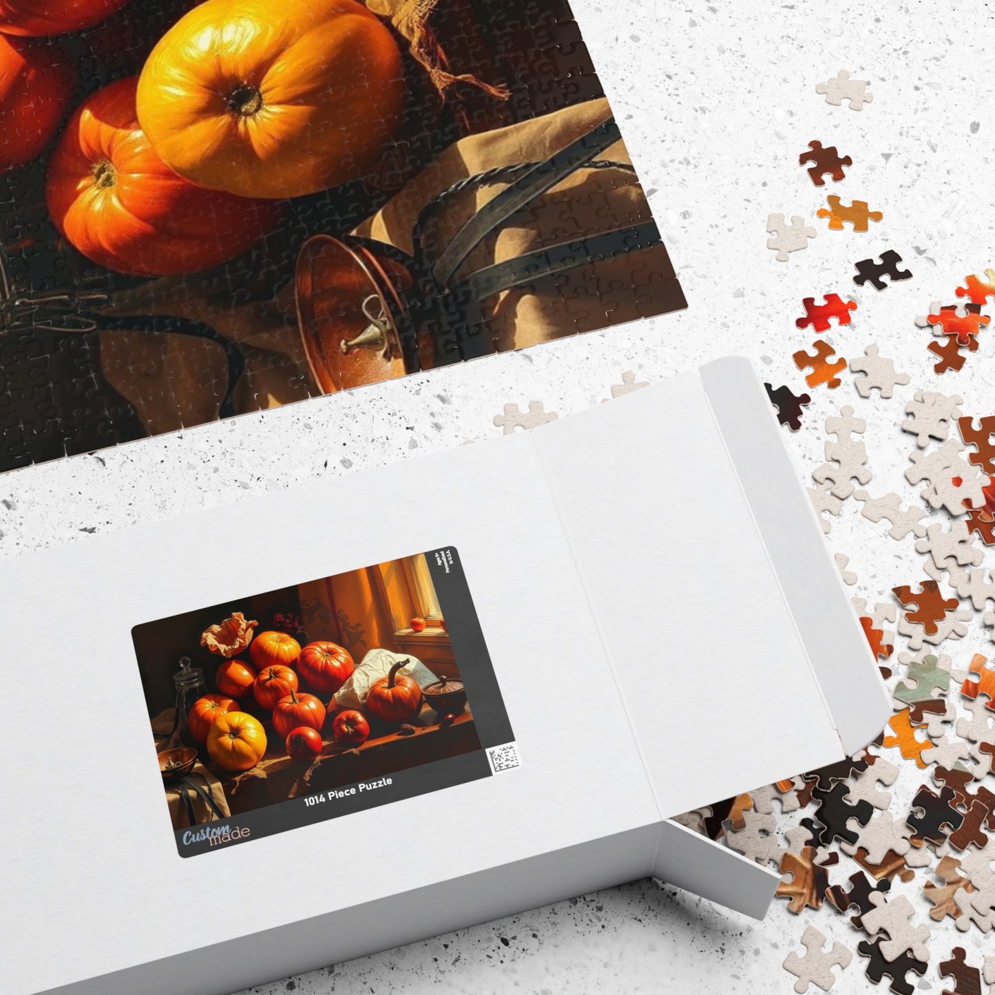 Fall Harvest Still Life Jigsaw Puzzle, Autumn Vintage Style Art Design, Seasonal Cozy Family Activity, Best Puzzle Lover Gift, Thanksgiving Puzzle The Puzzle Chest