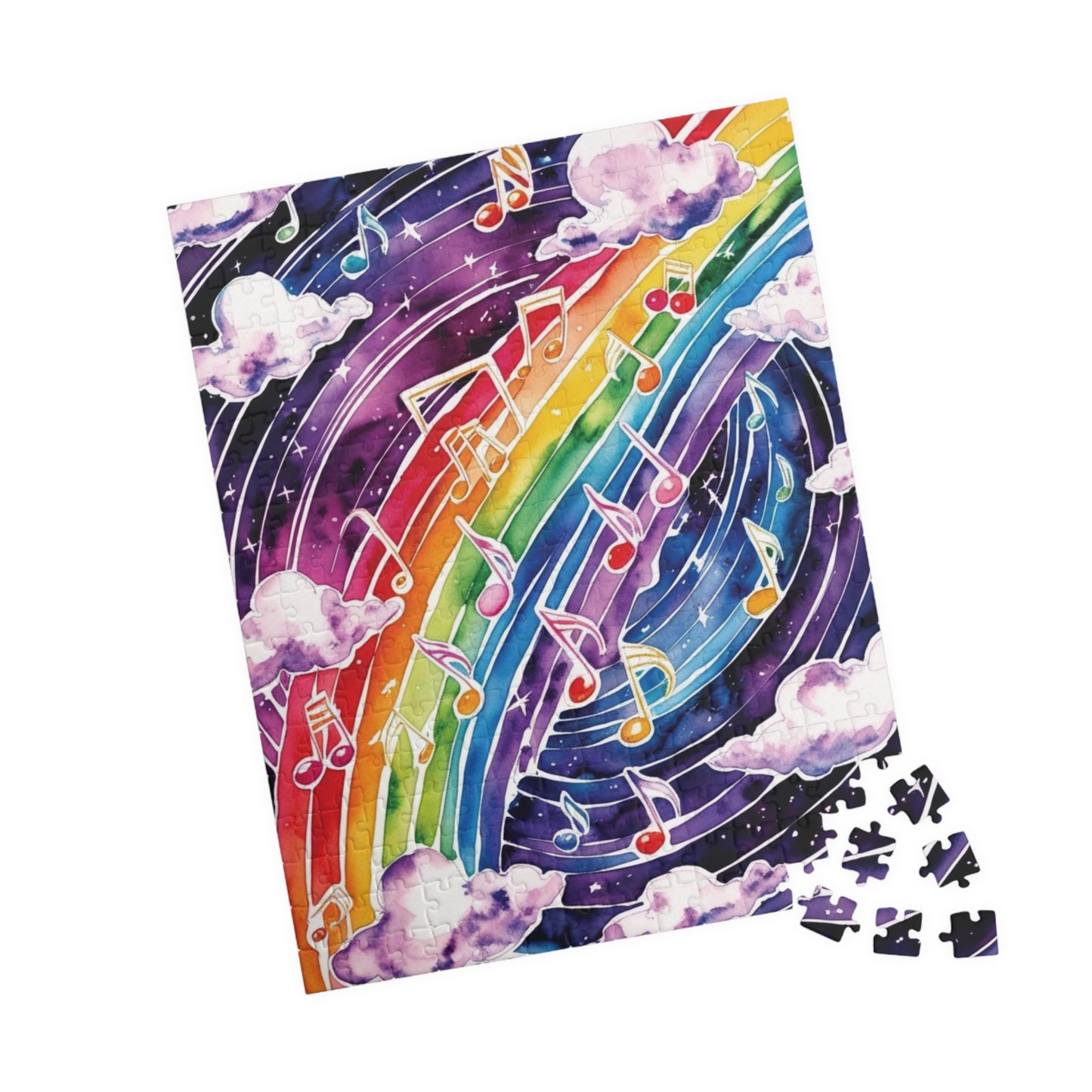 Musical Galaxy Puzzle, Music Nebula Trippy Jigsaw, Music Lover Unique Gift Idea, Mindfulness Activity, Relaxing Hobby, Family Entertainment Puzzle The Puzzle Chest
