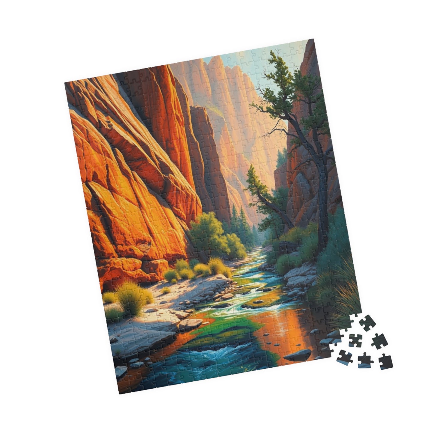 Scenic River Puzzle, 110-1014 Piece Jigsaw Game for Adults, Nature Lovers Gift, Family Game Night, Relaxing Art Decor Puzzle The Puzzle Chest
