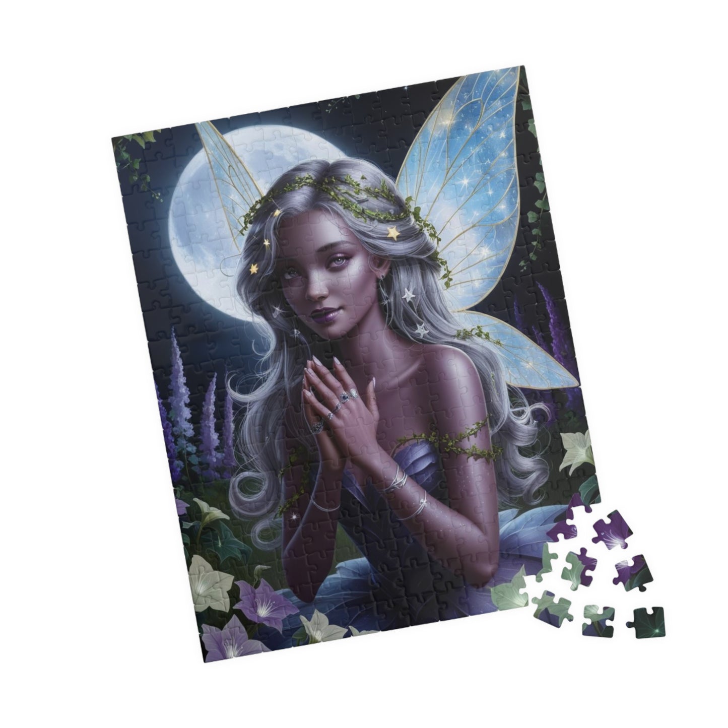 Moonlit Fairy Puzzle | 110-1014 Piece Adult Jigsaw Game | Creative Gift Idea for Puzzle Lover | Mindful Activity for Family Fun Brain Teaser Puzzle The Puzzle Chest
