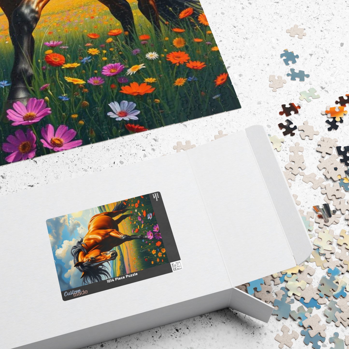 Majestic Horse Puzzle - 110, 252, 520, 1014-pieces - Perfect Gift for Horse Lovers, Family Fun, Game Night, Art Enthusiasts Puzzle The Puzzle Chest