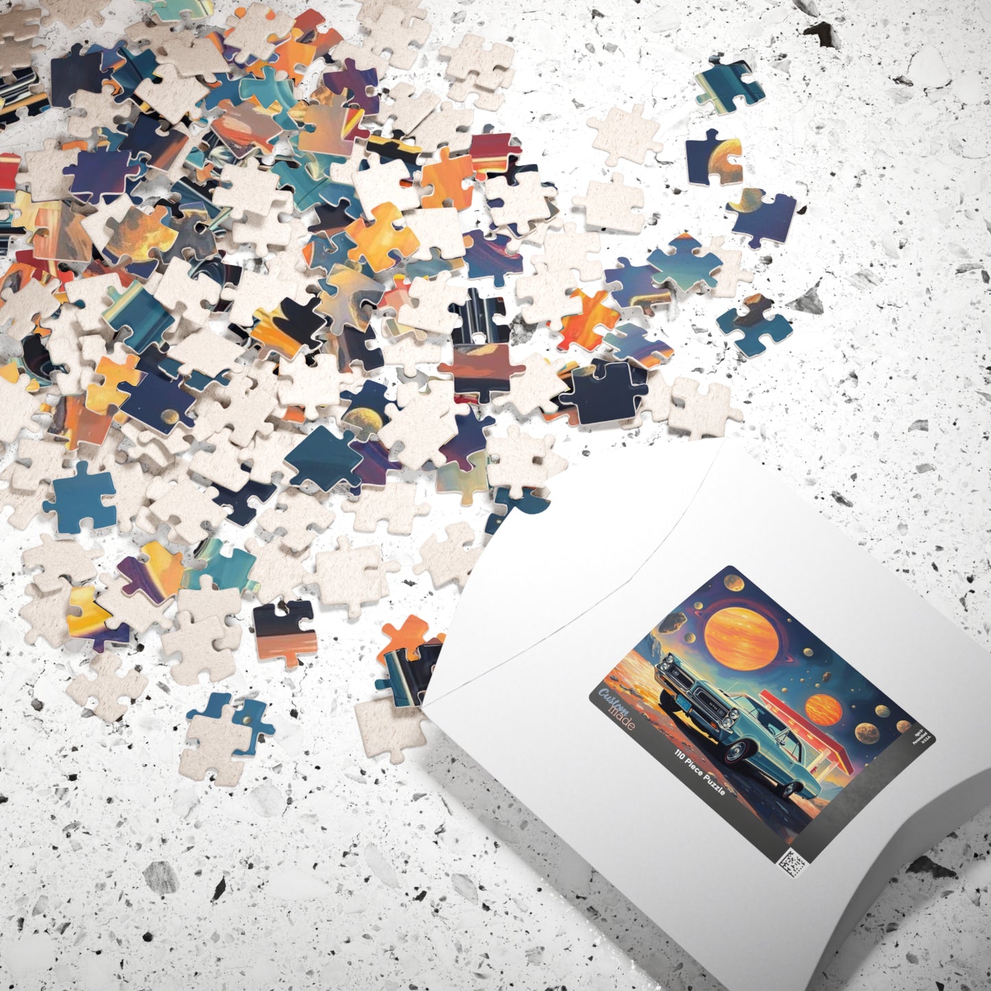 Vintage Car Space Puzzle - Ideal for Car Lovers & Puzzle Enthusiasts, Great Gift for Christmas, Birthdays, Family Fun Night, 110-1014 pieces Puzzle The Puzzle Chest