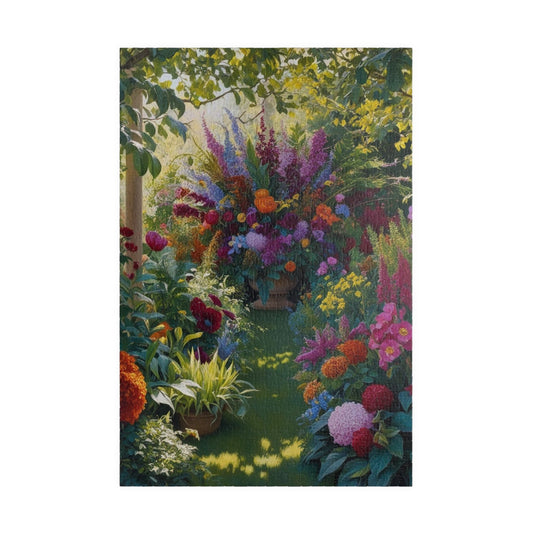 Colorful Floral Garden Puzzle, Perfect Gift for Garden Lovers and Puzzle Enthusiasts, 110-1014 Pieces, Home Decor, Relaxation, Family Fun 1014 pcs (Vertical) Puzzle The Puzzle Chest