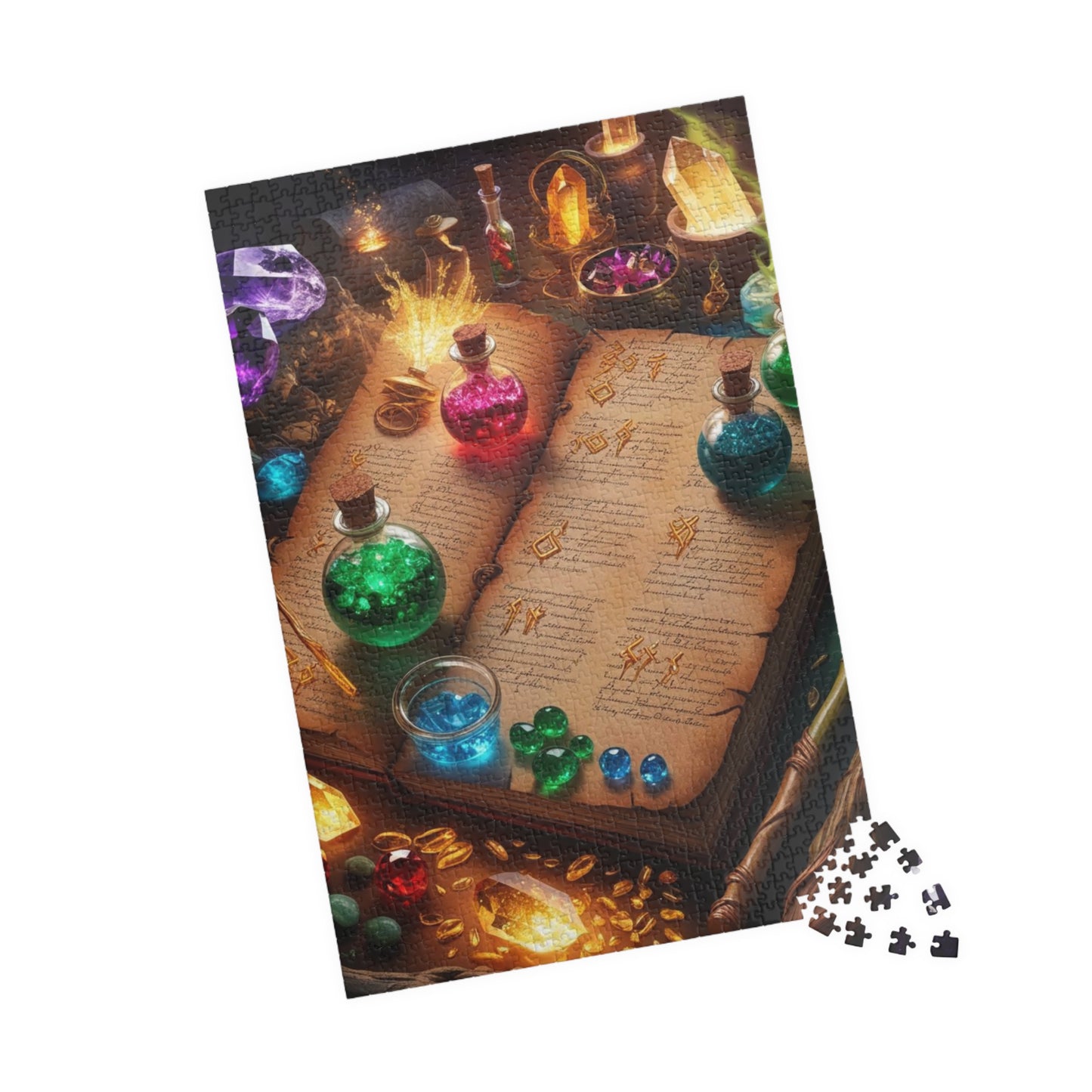 Enchanting Potion-Themed Puzzle, Magical Gift for Puzzle Lovers, Fantasy Decor, Family Game Night, Solo Fun, Mindful Gift for Puzzle Lover The Puzzle Chest