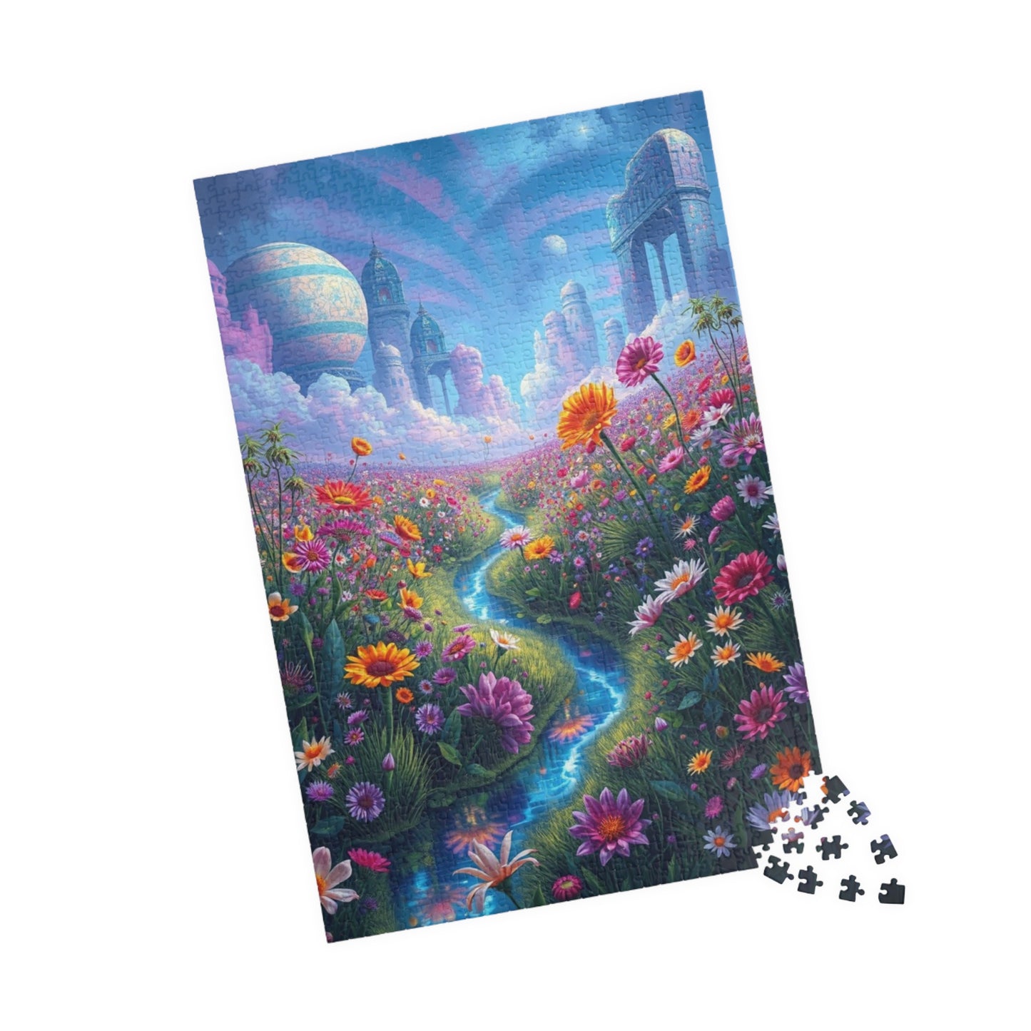 Dreamy Fantasy Landscape Puzzle - 110, 252, 520, 1014-piece, Perfect for Family Game Night, Gifts for Puzzle Lovers, Home Entertainment Puzzle The Puzzle Chest