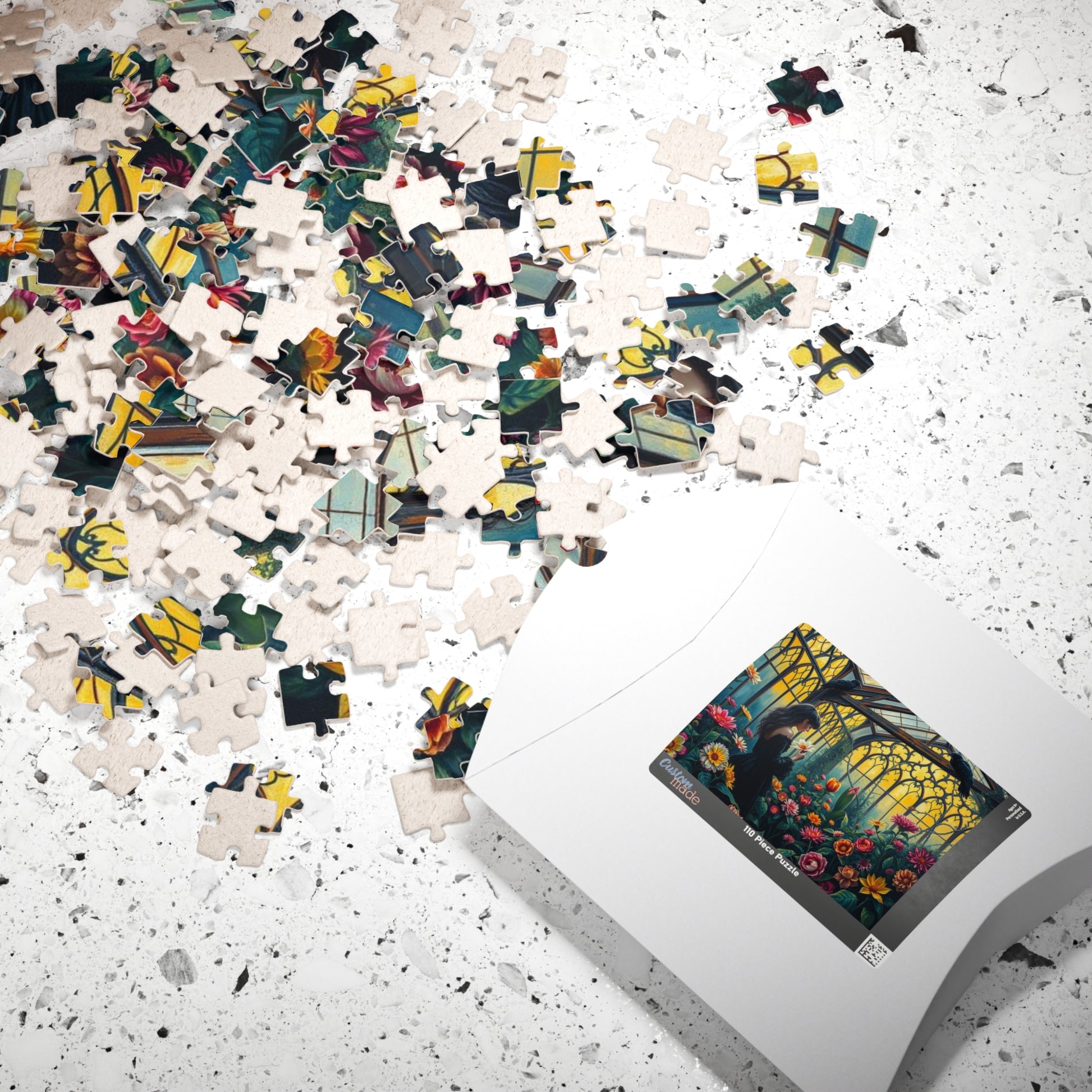 Twilight Flora Jigsaw Puzzle - A Gothic Garden, Gothic Greenhouse Game for Adult Dark Art Puzzle Lovers, Creative Gift for All Occasions Puzzle The Puzzle Chest