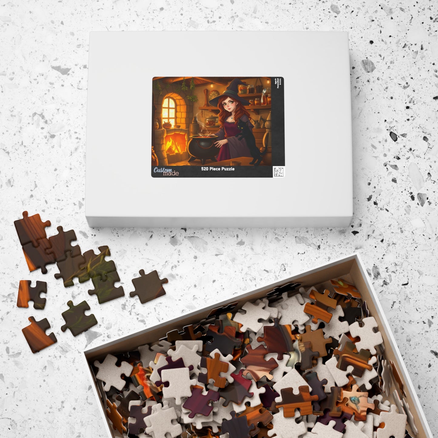 Enchanting Witch Jigsaw Puzzle for Cozy Nights, Perfect for Halloween, Solo Fun or Family Night, Gift for Puzzle Lovers Puzzle The Puzzle Chest