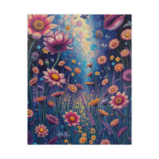 Floral Serenity Puzzle - 110 to 1014 Pieces, Perfect for Family Game Night, Gift for Nature Lovers, Mindful Relaxation, Home Entertainment 110 pcs (Vertical) Puzzle The Puzzle Chest