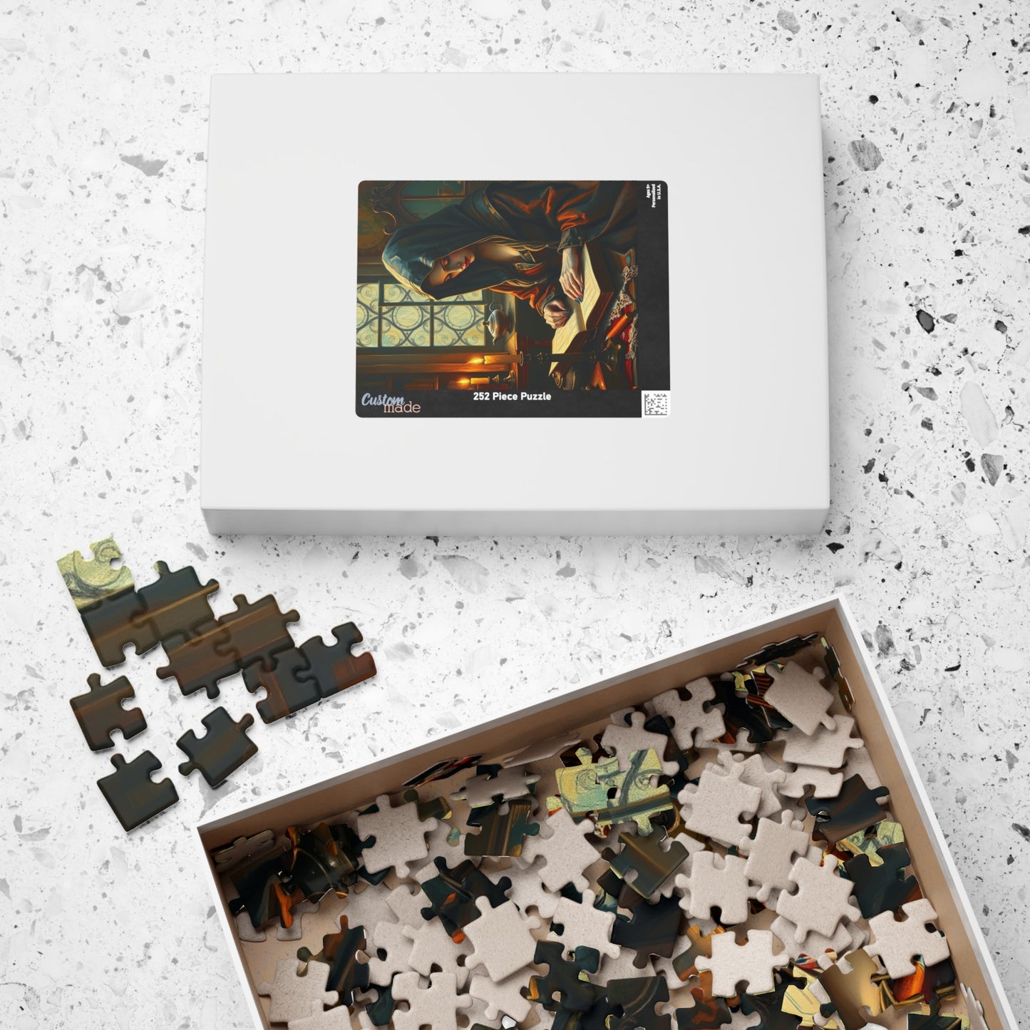 Mystical Gothic Art Puzzle, 110-1014 Piece Study Room Scene, Jigsaw Game for Relaxation, Ideal Gift for Puzzle Lovers, Entertaining Pastime Puzzle The Puzzle Chest