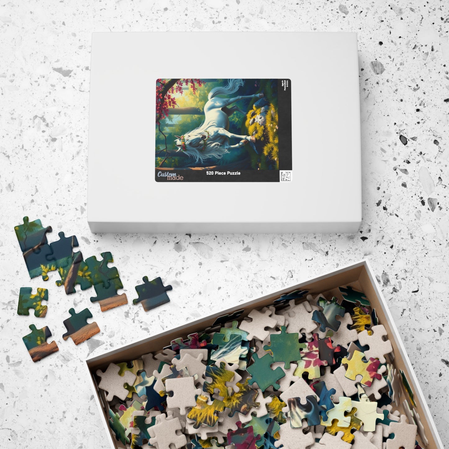 Magical Unicorn Puzzle - 110, 252, 520, 1014-piece, Jigsaw Game for Adults, Fantasy Lover Gift, Mindfulness Activity, Home Entertainment Puzzle The Puzzle Chest