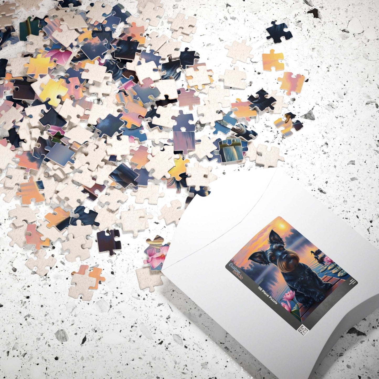 Charming Dog Jigsaw Puzzle - Miniature Schnauzer, Animal Lovers Gift for Pet Owner, Family Game Night, Creative Home Entertainment Puzzle The Puzzle Chest